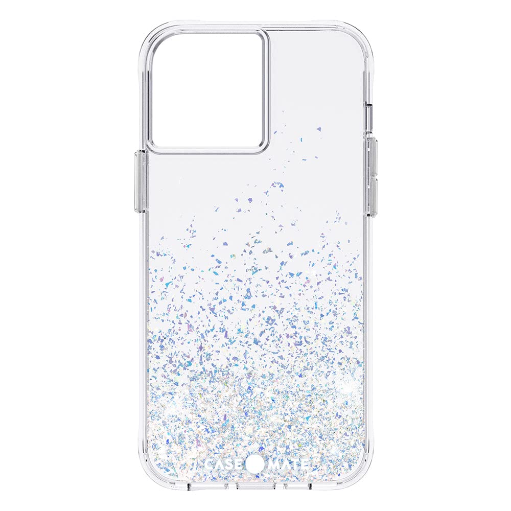 پوشه Case-Mate - Twinkle Ombre - برای آیفون 13 Pro Max - عناصر فویل بازتابنده - محافظت در برابر سقوط ۱۰ فوت - ۶.۷ اینچ - Casemate - Stardust، Ombre Stardust Twinkle Stardust