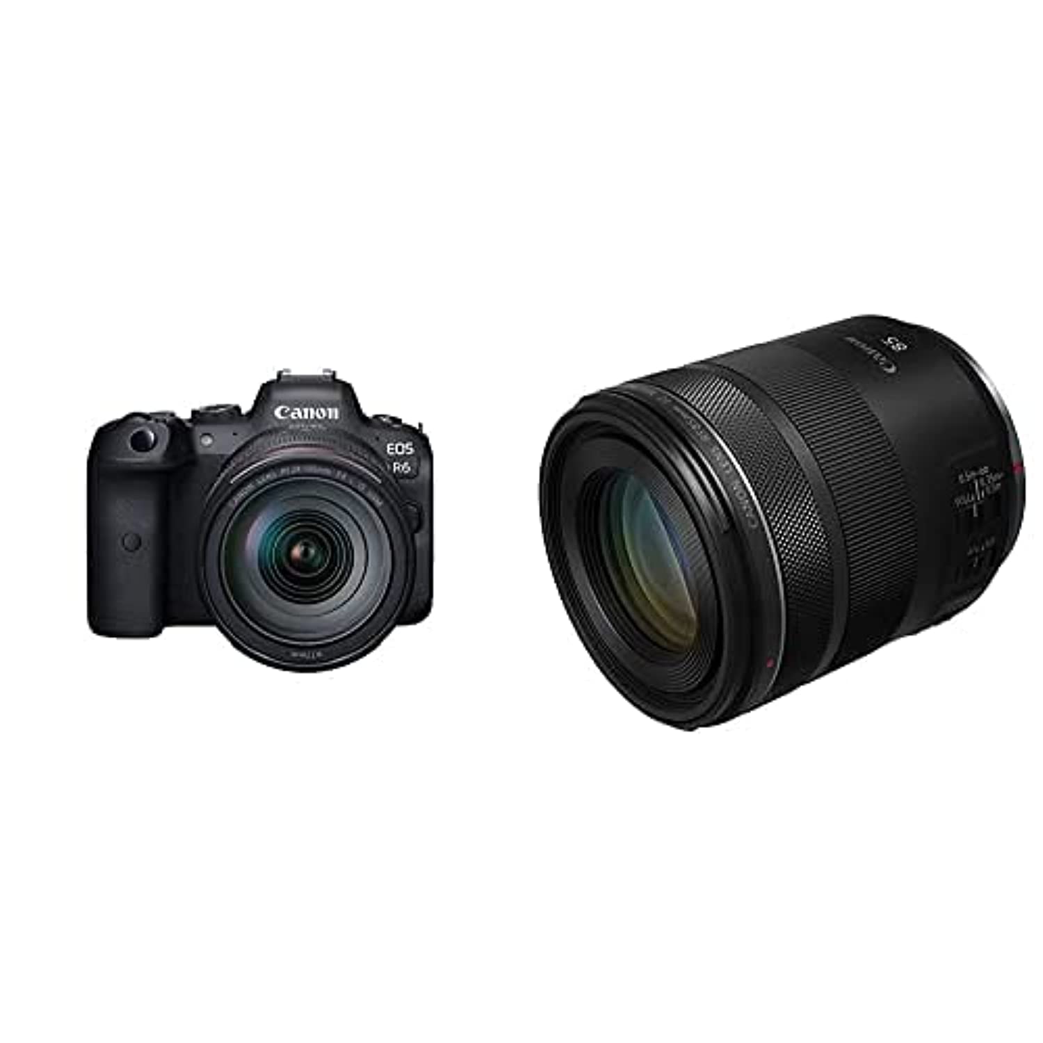 Canon Eos R6 با 24-105 میلی‌متر F/4L + Rf 85 میلی‌متر دیجیتال دوربین بی‌آینه باندل کیت