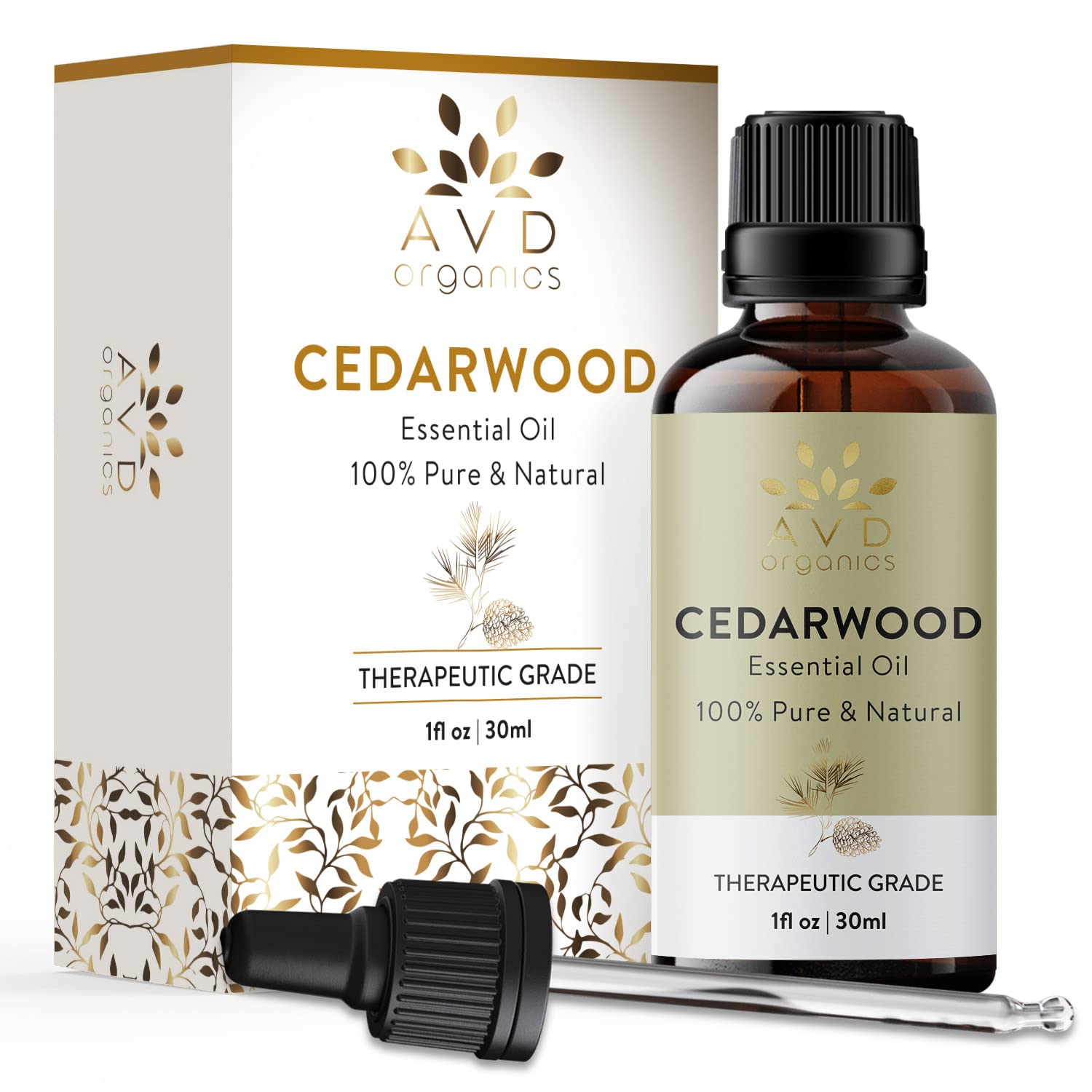 روغن ضروری سرو 30 میلی لیتر - برای پوست و تمرکز - رایحه چوبی و خاکی برای وضوح - روغن عطری دیفیوزر، صابون و شمع - سرو 30 میلی لیتر (بسته 1 عدد)
