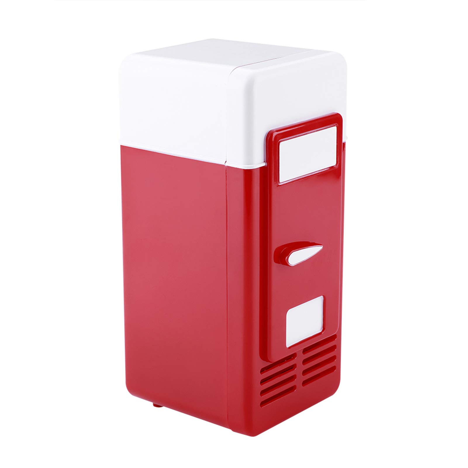 یخچال قابل حمل Liyeehao، یخچال مینی USB سریع‌ترین و شده گرم نیز، سریع خنک می‌شود، یخچال خودرو برای نوشیدنی / لطفاً / قهوه و سایر نوشیدنی‌ها / اتاق خواب / اداره / خودرو / خوابگاه (قرمز)