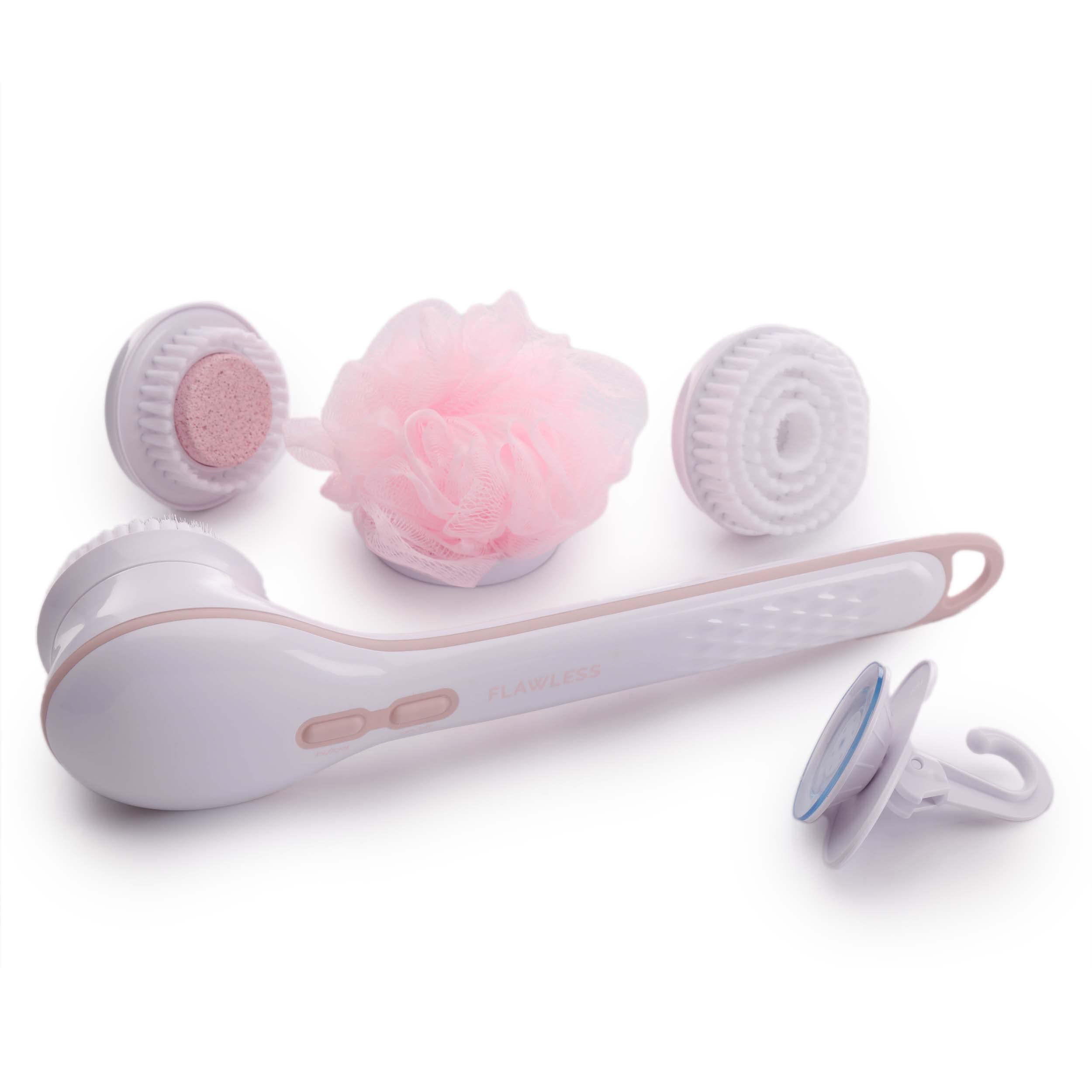 و تمیز کردن SPA بدون عیب، برس الکتریکی بدن - با 3 سرشستشوی چند منظوره برای یک تجربه SPA کامل بدن