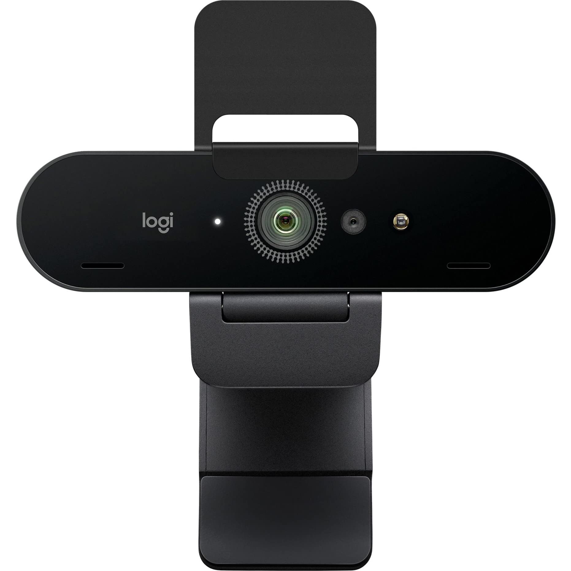 وب‌کم Logitech G 4K PRO با فرمت 60 فریم بر ثانیه - اتصال USB نوع A/USB نوع C رنگ مشکی به ابعاد 1.1 اینچ در 4 اینچ در 1.1 اینچ