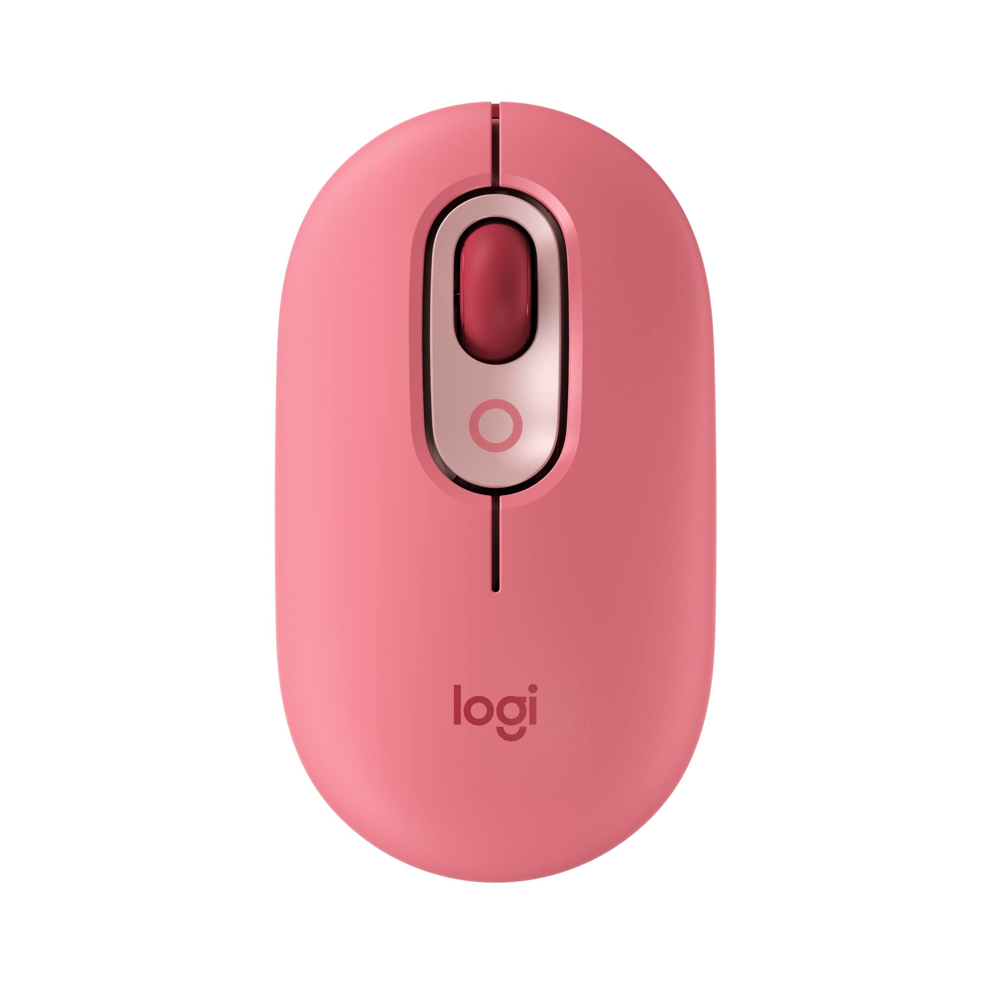 موش Logitech POP، موش بی‌سیم با امکان شخصی‌سازی اموجی‌ها، فناوری SilentTouch، اسکرول دقیق/سریع، طراحی کوچک، بلوتوث، USB، چند دستگاه، سازگار با سیستم‌عامل - Heartbreaker Rose Heartbreaker Rose Modern