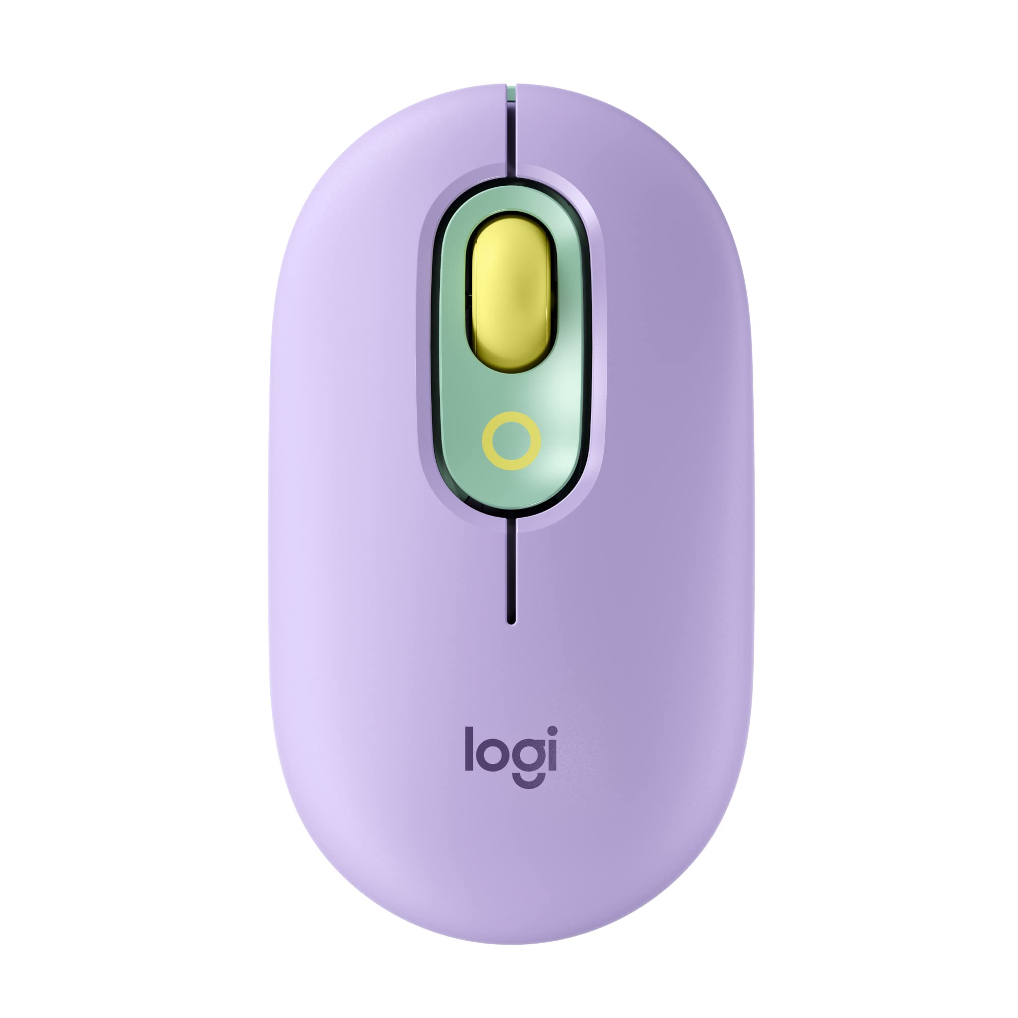 موش مد Logitech POP، موش بی‌سیم با اموجی‌های قابل تنظیم، تکنولوژی SilentTouch، پیمایش دقیق/سریع، طراحی کوچک، بلوتوث، چند دستگاهی، سازگار با سیستم‌عامل - رنگ مرامینت