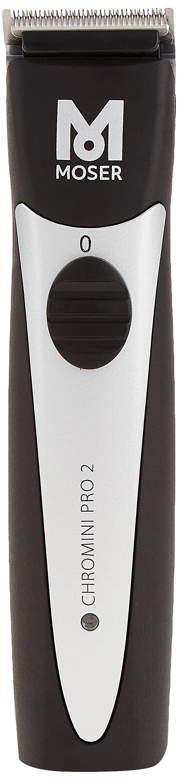 تریمر Moser Chromini Pro2 برای مردان با تیغه U، تریمر حرفه ای مردانه، طراحی سبک، تیغه استیل ضد زنگ، عمر باتری ۱ ساعت و ۲۵ دقیقه، شارژ سریع (۱۵۹۱-۰۱۶۴)