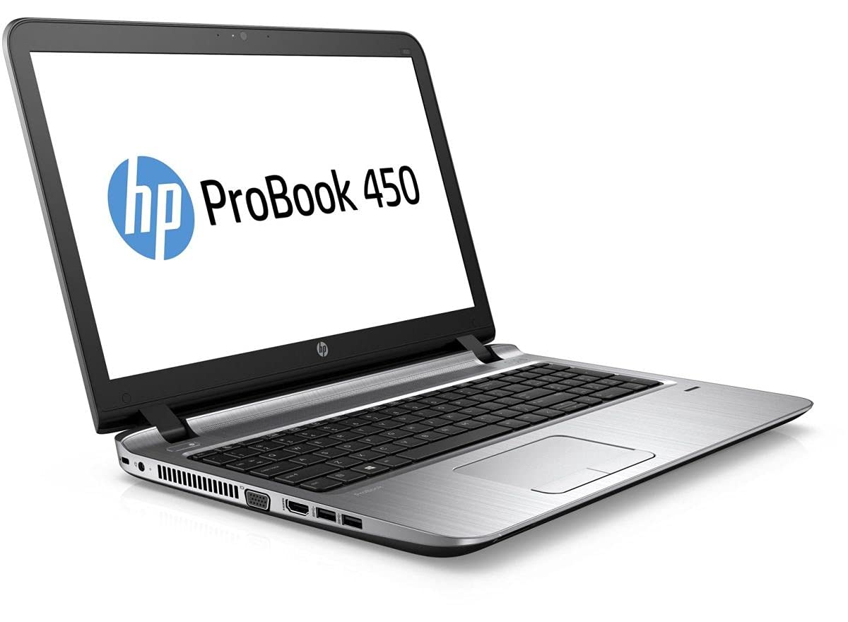 لپ تاپ تجاری اولترابوک HP ProBook 450 G3، پردازنده Intel Core i5-6200U، حافظه RAM DDR4 SODIMM 8GB، هارد دیسک SSD 256GB 2.5 اینچ، صفحه نمایش 15.6 اینچ، ویندوز 10 Pro (تجدید نظر شده) با گارانتی طلا 15 روزه IT-Sizer