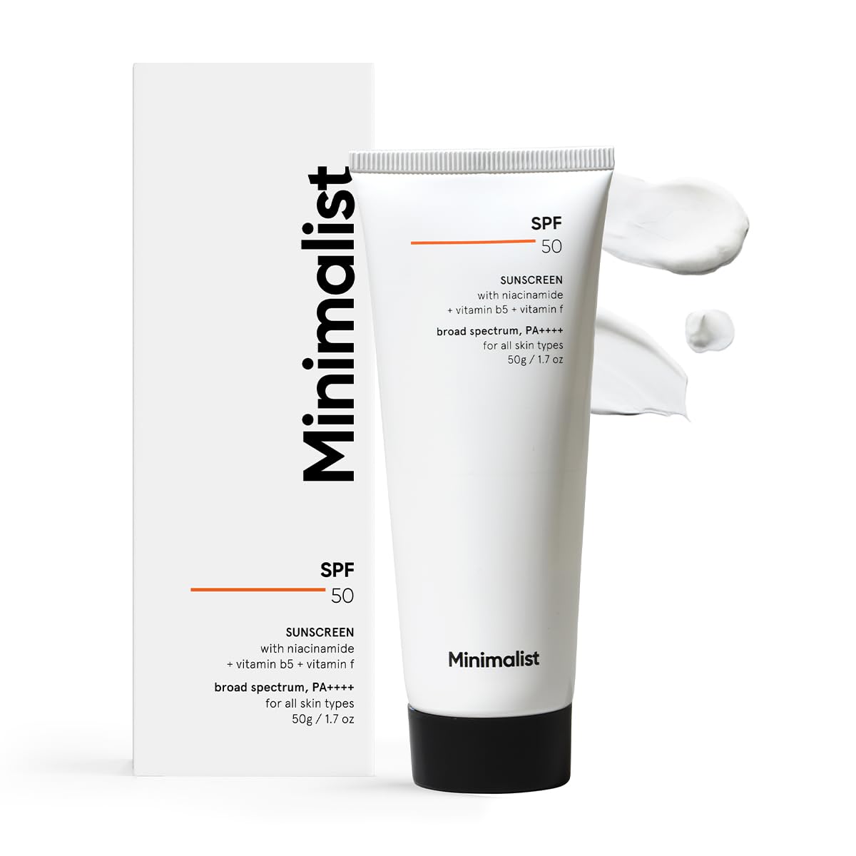 کرم ضد آفتاب با SPF 50 و PA++++ سبک وزن با نیاسینامید | آزمایش شده بالینی در ایالات متحده (In-Vivo) | بدون لایه سفید | ضد آفتاب صورت طیف وسیع مناسب برای زنان و مردان