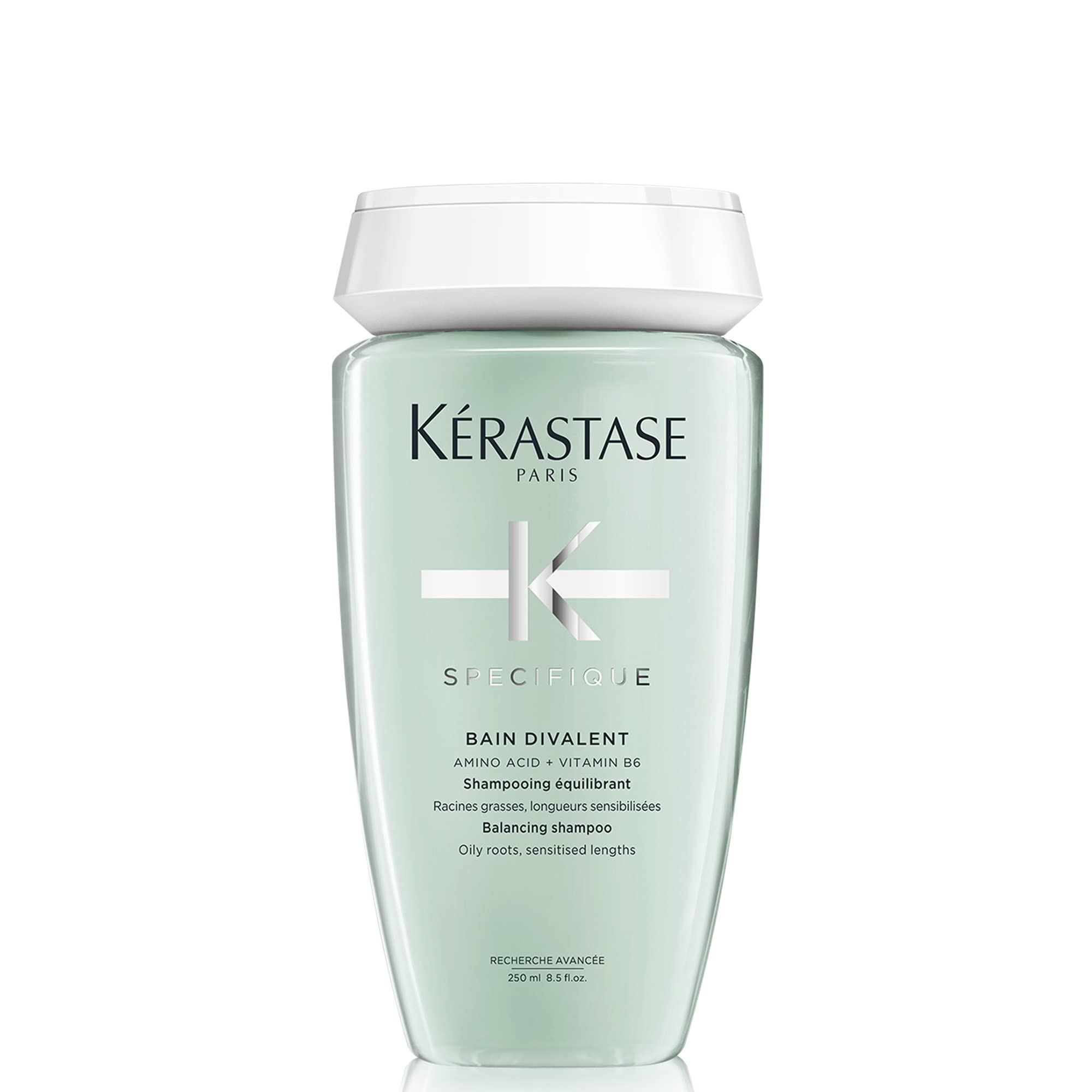 شامپو بدون سیلیکون Kérastase Specifique Bain Divalent برای موهای چرب و ریشه های 250 میلی لیتر