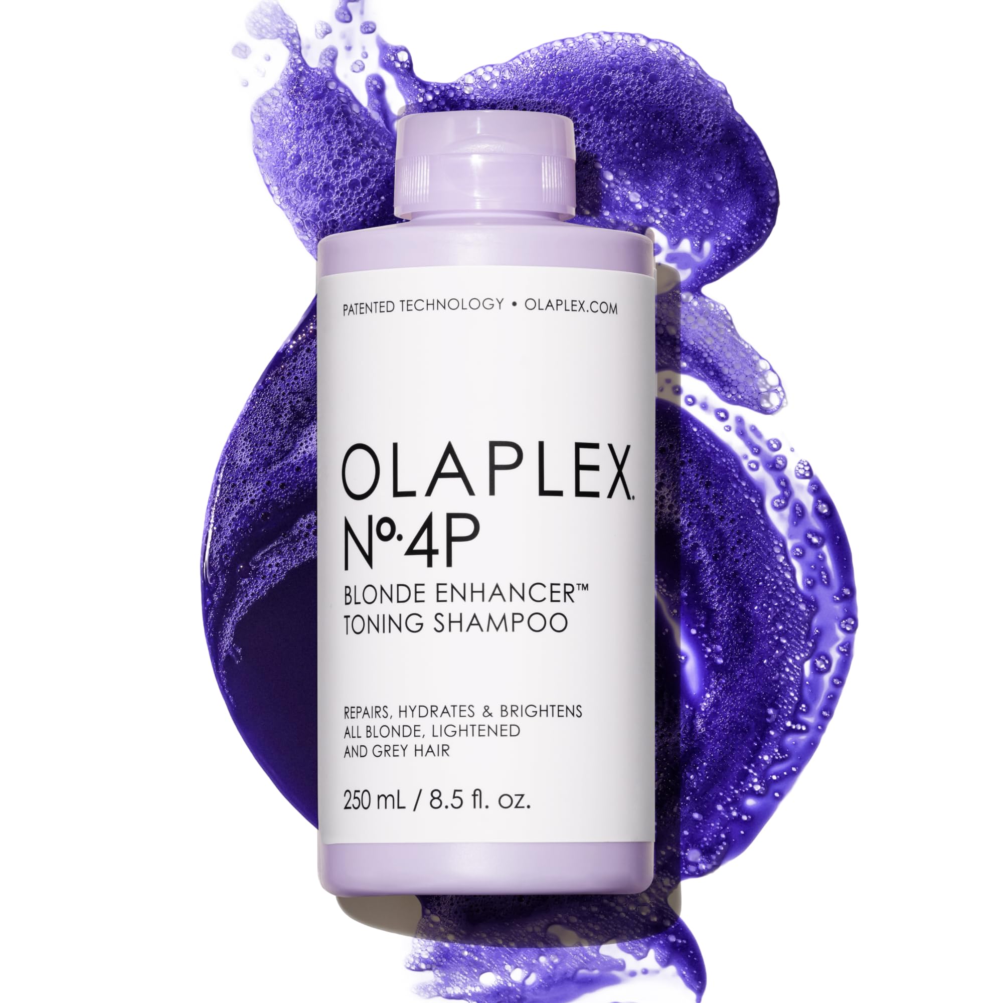 شامپو اولاپلکس Olaplex No. 4P: یک شامپو بلوند بنفش است که موهای بلوند، روشن و خاکستری را نرم و ترمیم می‌کند. حاوی 8.5 اونس مایع است.