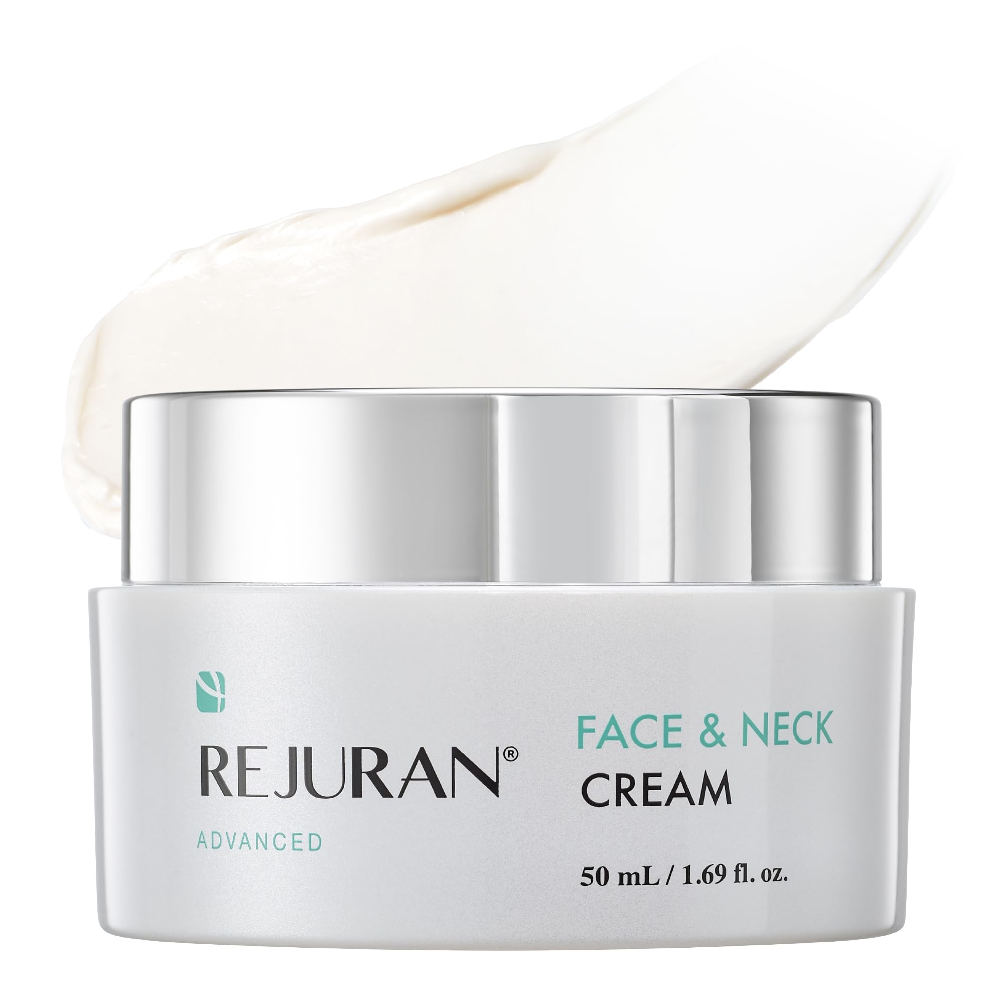 کرم تقویت کننده صورت و گردن پیشرفته REJURAN®, c-PDRN® - کرم ضد پیری برای تقویت، نرمی، و کاهش چین و چروک، به صورت بالینی توسعه یافته (1.01 اونس مایع)