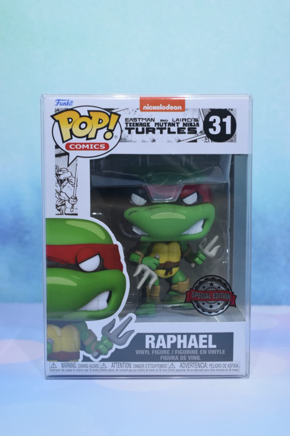 تمام شخصیت‌های عروسکی فانکو! کمیک Teenage Mutant Ninja Turtles: Raphael Previews Exclusive Vinyl Figure