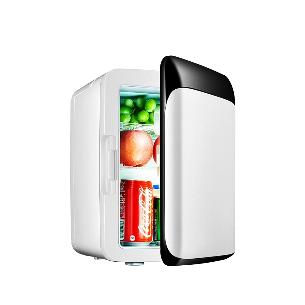 یخچال ماشین Coolbaby 10L 220V / 12V یخچال خنک‌کننده و گرم‌کننده کوچک یخچال فریزر خنک‌کننده برای سفر خانه دفتر پیکنیک، سیاه