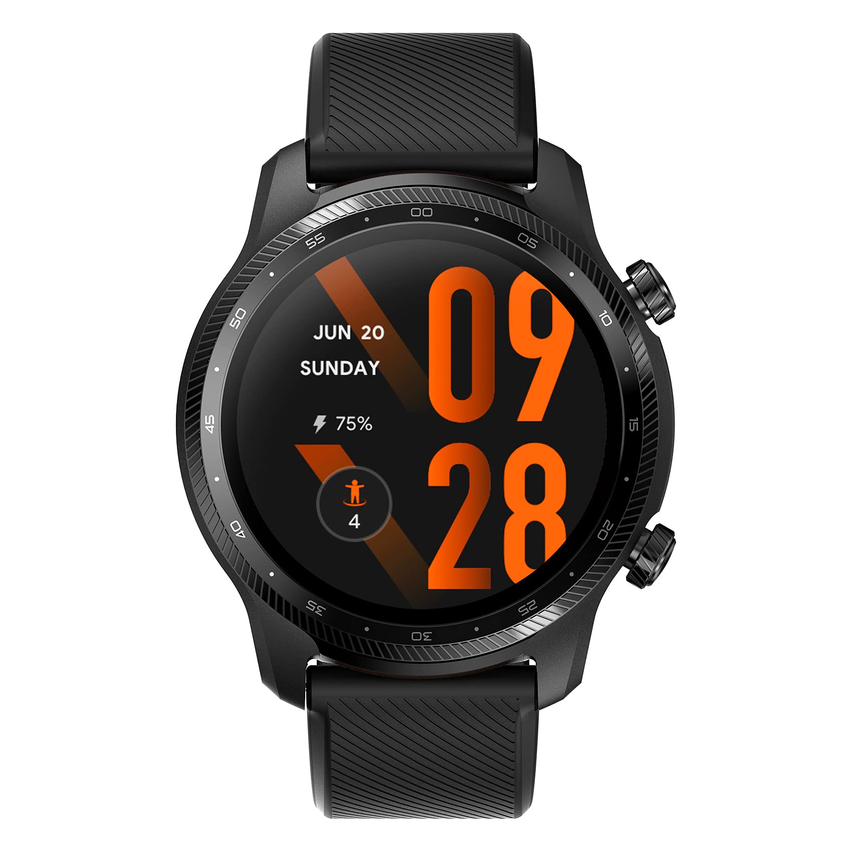 ساعت هوشمند Ticwatch Mobvoi Pro 3 Ultra GPS (سیاه سایه)