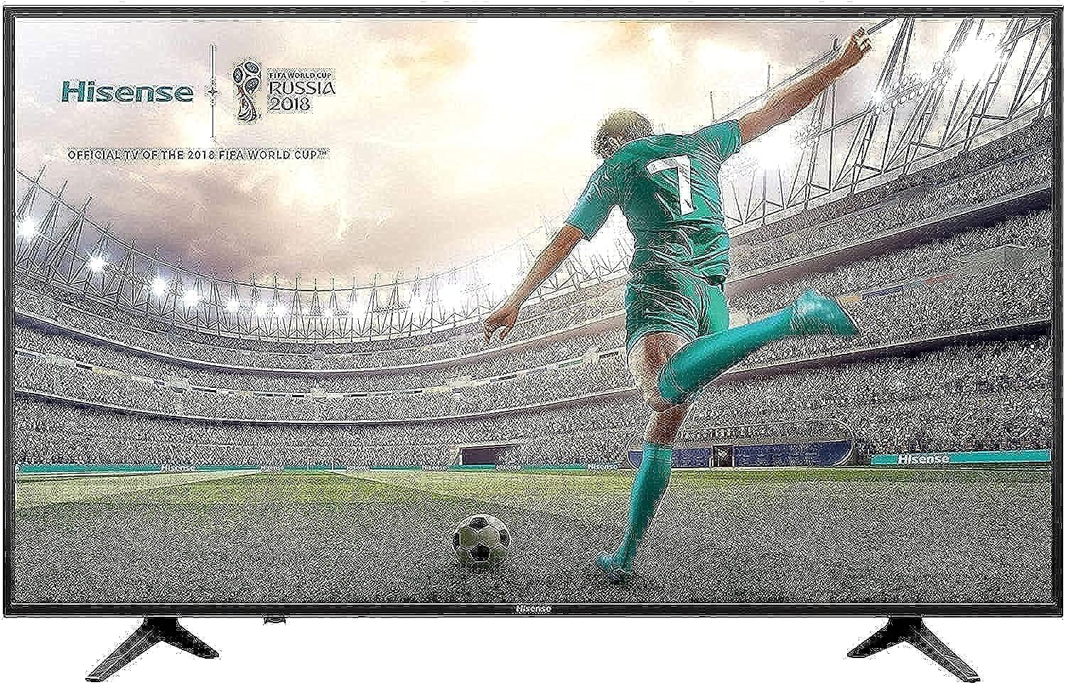 تلویزیون هوشمند Hisense 55 اینچ 4K UHD، با Dolby Vision HDR، DTS Virtual X، یوتیوب، نتفلیکس، Freeview Play و Alexa Built-in، بلوتوث و وای فای، مدل سیاه 55A61GTUK - 1 سال گارانتی کامل. 55 اینچ هوشمند