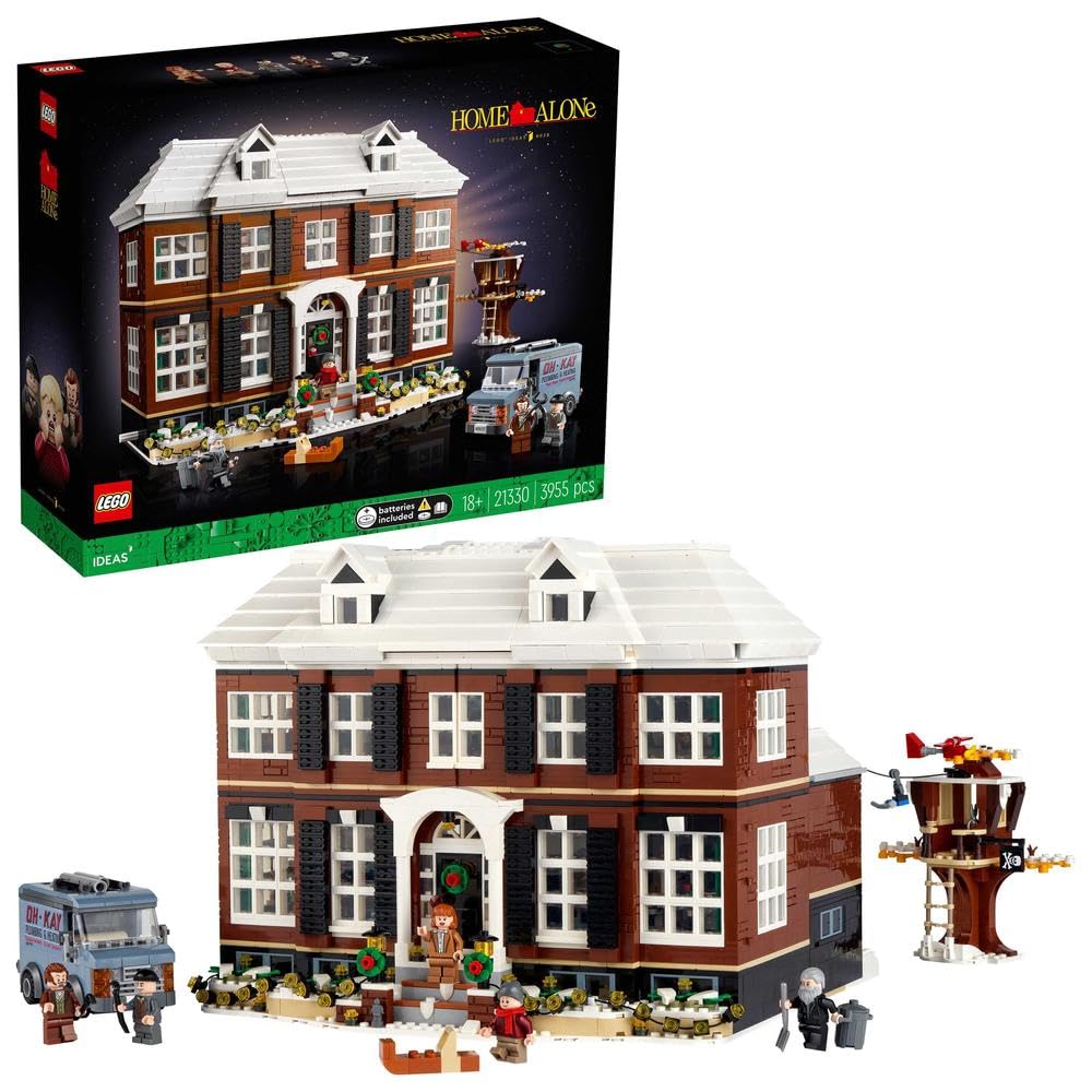 مجموعه ساخت خانه مک کالیستر LEGO 21330 ایده برای بزرگسالان، هدیه جمع‌آوری‌پذیر فیلم با 5 مینی فیگور