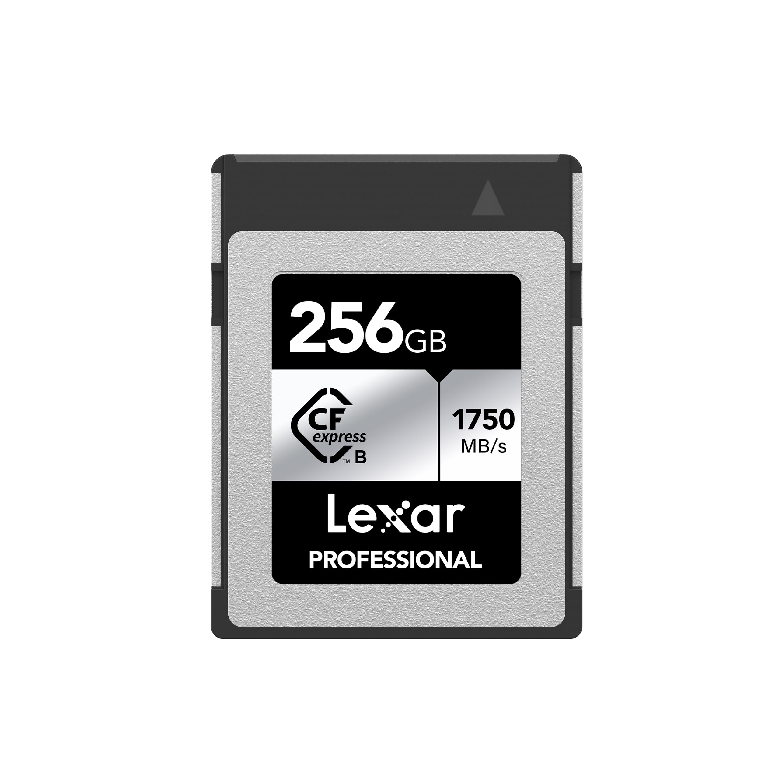 کارت حافظه حرفه ای Lexar 256GB Professional CFexpress نسل B سری نقره‌ای، برای عکاسان، فیلم‌برداران، با سرعت تا ۱۷۵۰/۱۳۰۰ مگابایت بر ثانیه، ویدیو ۸K (LCXEXSL256G-RNENG) 256GB نوع B نقره‌ای