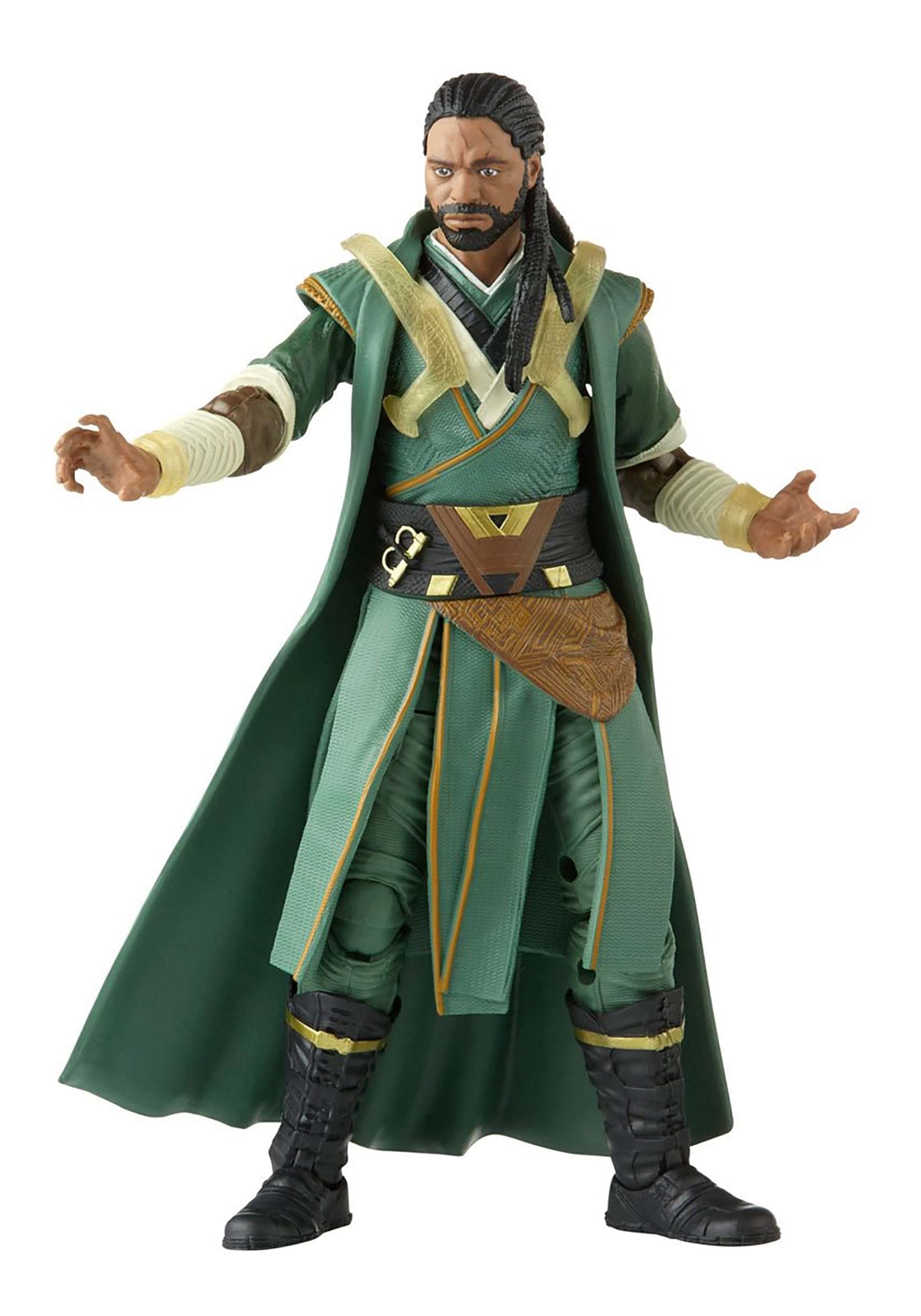 فیگور اکشن جمع‌آوری‌پذیر Master Mordo از سری Marvel Legends (15 سانتی‌متر)، جهان سینمایی، 6 لوازم جانبی و 1 عنصر ساخت فیگور.
