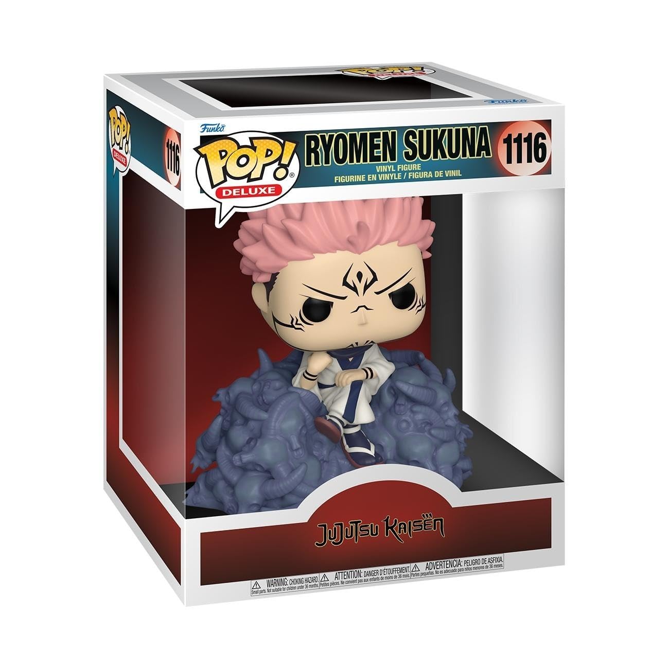 فیگور وینیلی قابل جمع‌آوری Funko Pop! Deluxe: Jujutsu Kaisen - Sukuna - ایده هدیه - محصول رسمی - اسباب‌بازی برای کودکان و بزرگسالان - طرفداران انیمه - فیگور مدل برای جمع‌آوران و نمایش