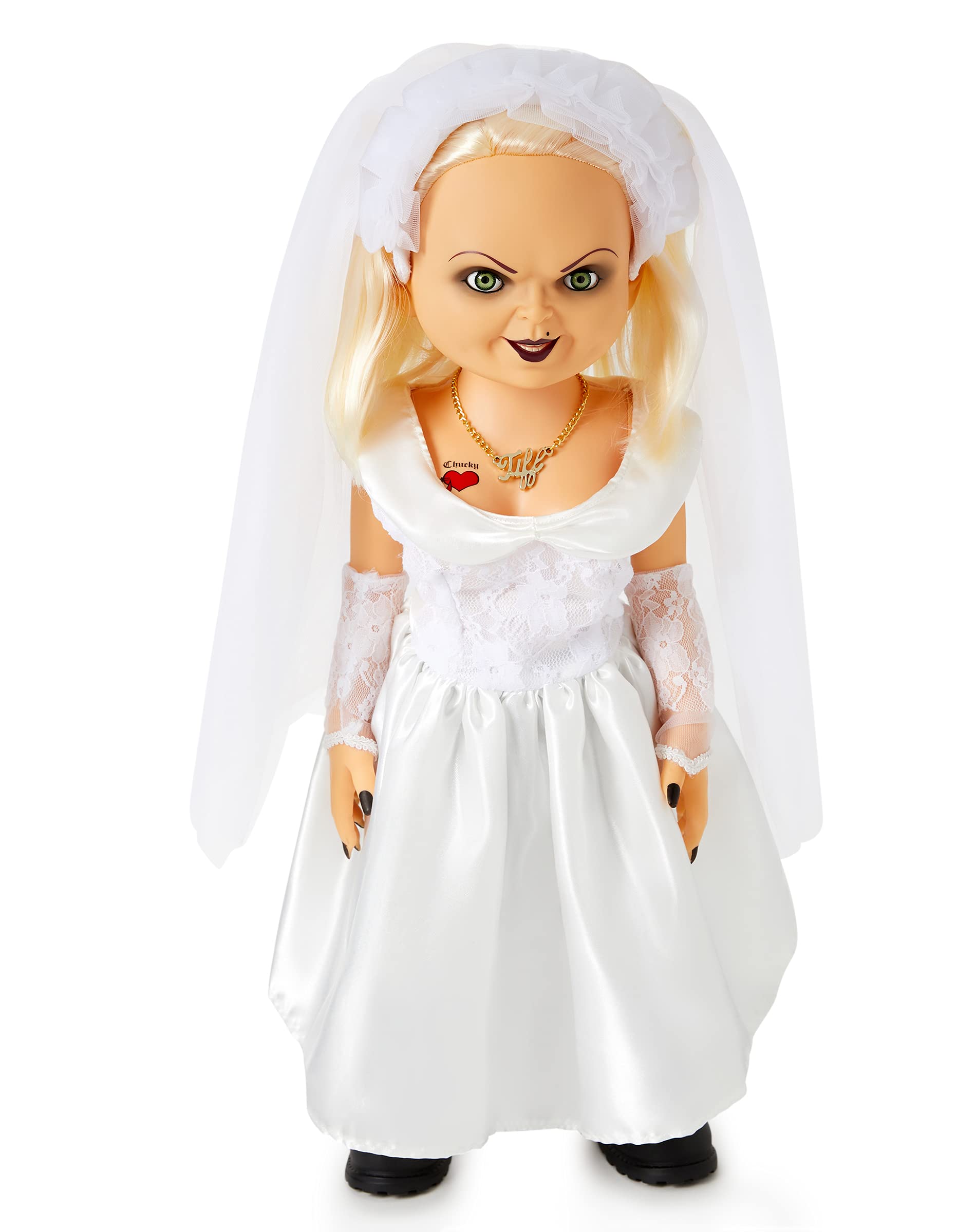 عروسک تیفانی از برند Spirit Halloween به اصول اختصاص یافته چاکی. نسخه 2021