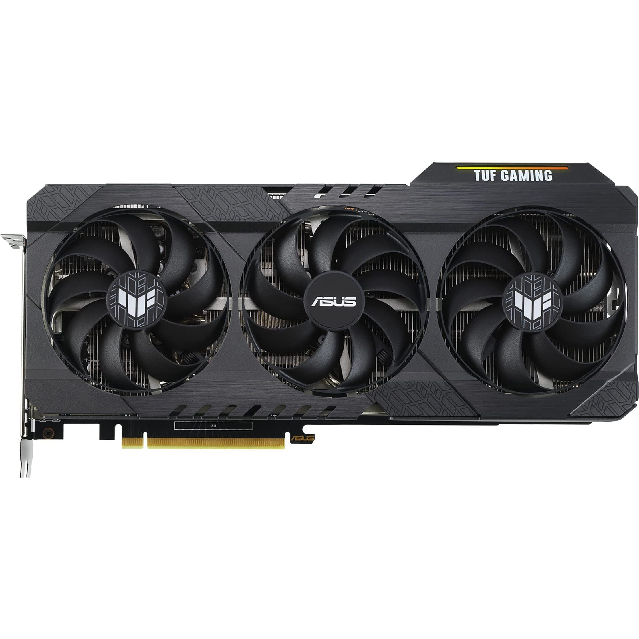 کارت گرافیک ASUS TUF Gaming NVIDIA GeForce RTX 3060 Ti V2 OC Edition (PCIe 4.0، 8GB GDDR6، LHR، HDMI 2.1، DisplayPort 1.4a، دو پره با دوام، استاندارد نظامی، GPU Tweak II)