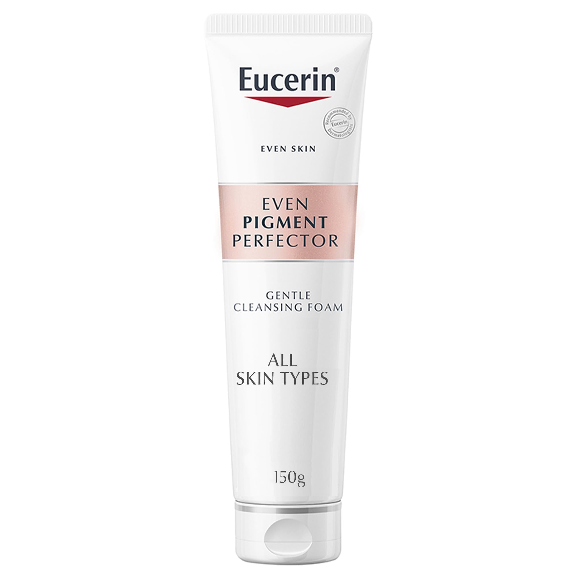 اسانسور فوم تمیزکننده صورت Eucerin Even Pigment Perfector، آرایش و روغن اضافی را حذف می کند، لکه های پیگمنت را کاهش می دهد، تمیز کردن عمیق برای پوست روشن و مرطوب، برای تمام انواع پوست، 150 گرم