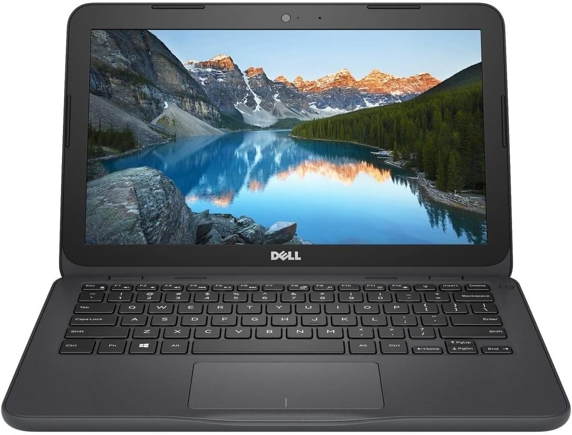 لپتاپ تجاری Dell Chromebook 3180 (تجدید نظر شده) | پردازنده دو هسته ای Intel Celeron N3060 | 4GB RAM DDR3 | 16GB هارد دیسک SATA | نمایشگر 11.6 اینچی | سیستم عامل CHROME OS
