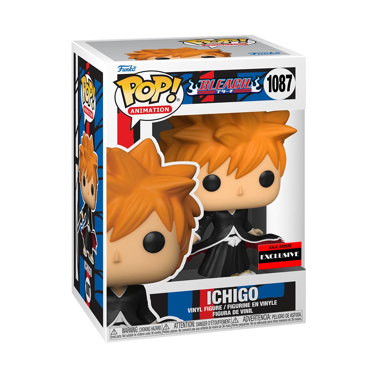 فیگور وینیلی Funko Pop بلیچ ایچیگو کوروساکی با بانکای تنسا زانگتسو (ایکسکلوسیو محدود انیمی AAA) انیمی AAA متداول