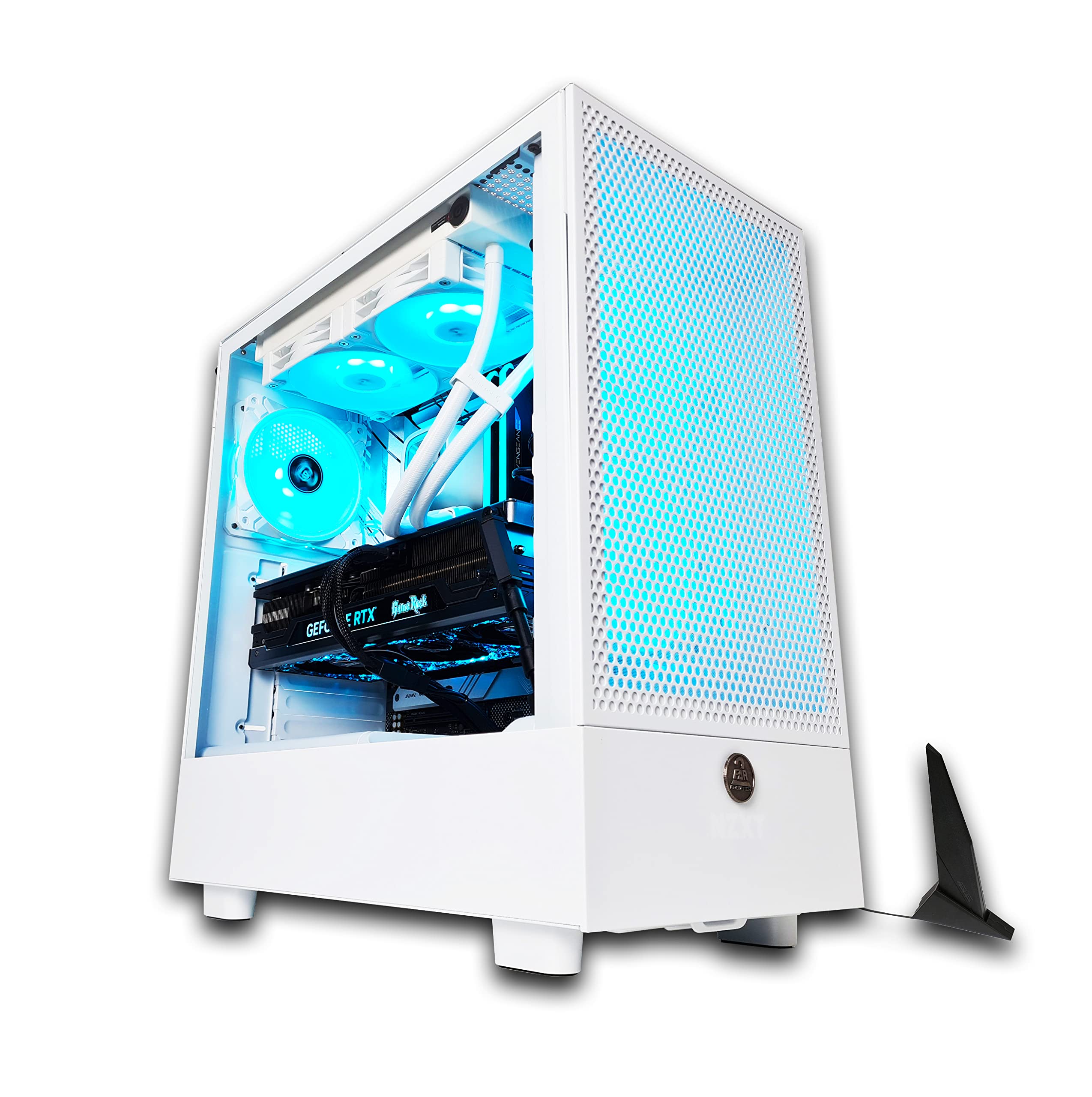 کامپیوتر بازی 2FR Premium ROG STRIX Intel i7 با WIFI، i7-14700K، Nvidia RTX 4070Ti Super، 64GB DDR5، 2TB NVME M.2، ویندوز 11 pro، با N.Z.X.T H5 FLOW [T-877i] Intel Core i7-14700K WHITE RTX 4070 Ti Super