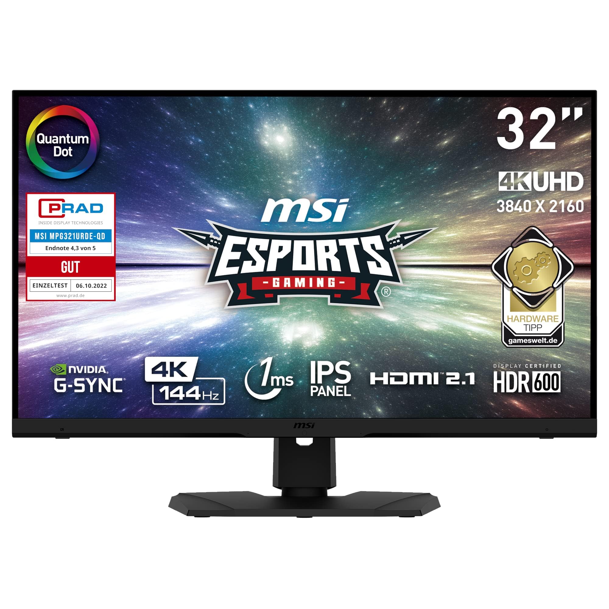 MSI MPG321URDE QD 81.3 سانتی‌متر (32 اینچ) 3840 x 2160 پیکسل 4K Ultra HD LED سیاه