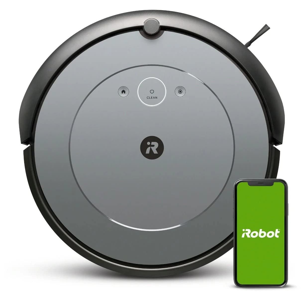 iRobot Roomba i2 (2152) ربات جاروبرقی وای فای کانکت شده که به زیبایی در ردیف‌های مرتب حرکت می‌کند، سازگار با الکسا، ایده‌آل برای موهای حیوان خانگی، فرش‌ها و کف‌های سخت می‌باشد.