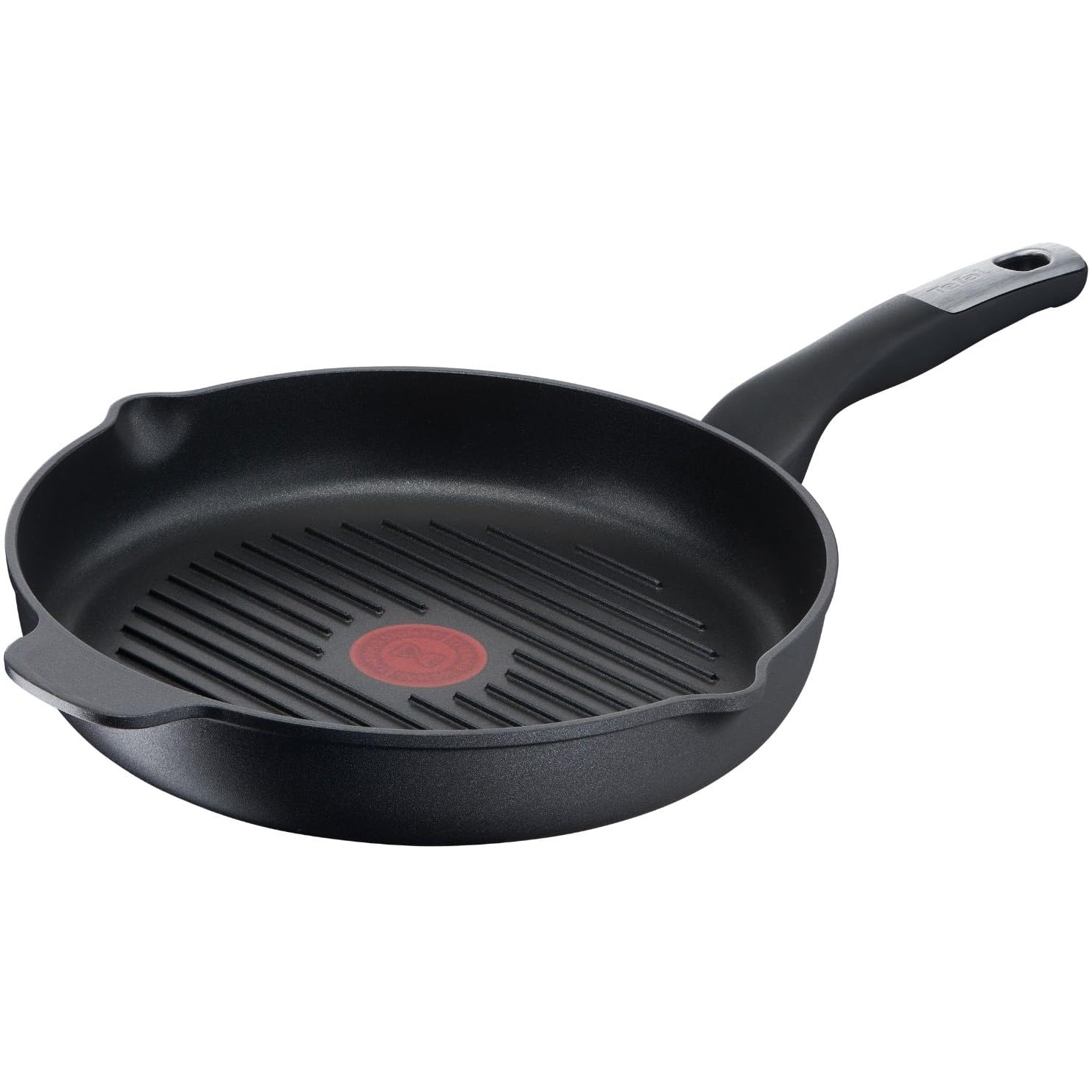 تکمیل بوگن Grill Pan | G6 نامحدود 26 سانتی‌متر Round Grillpan | با لبه ریختن | ماهیتانه | سیاه | آلومینیوم ریخته‌گری | گارانتی 2 ساله | E2294074 Grillpan 26 سانتی‌متر