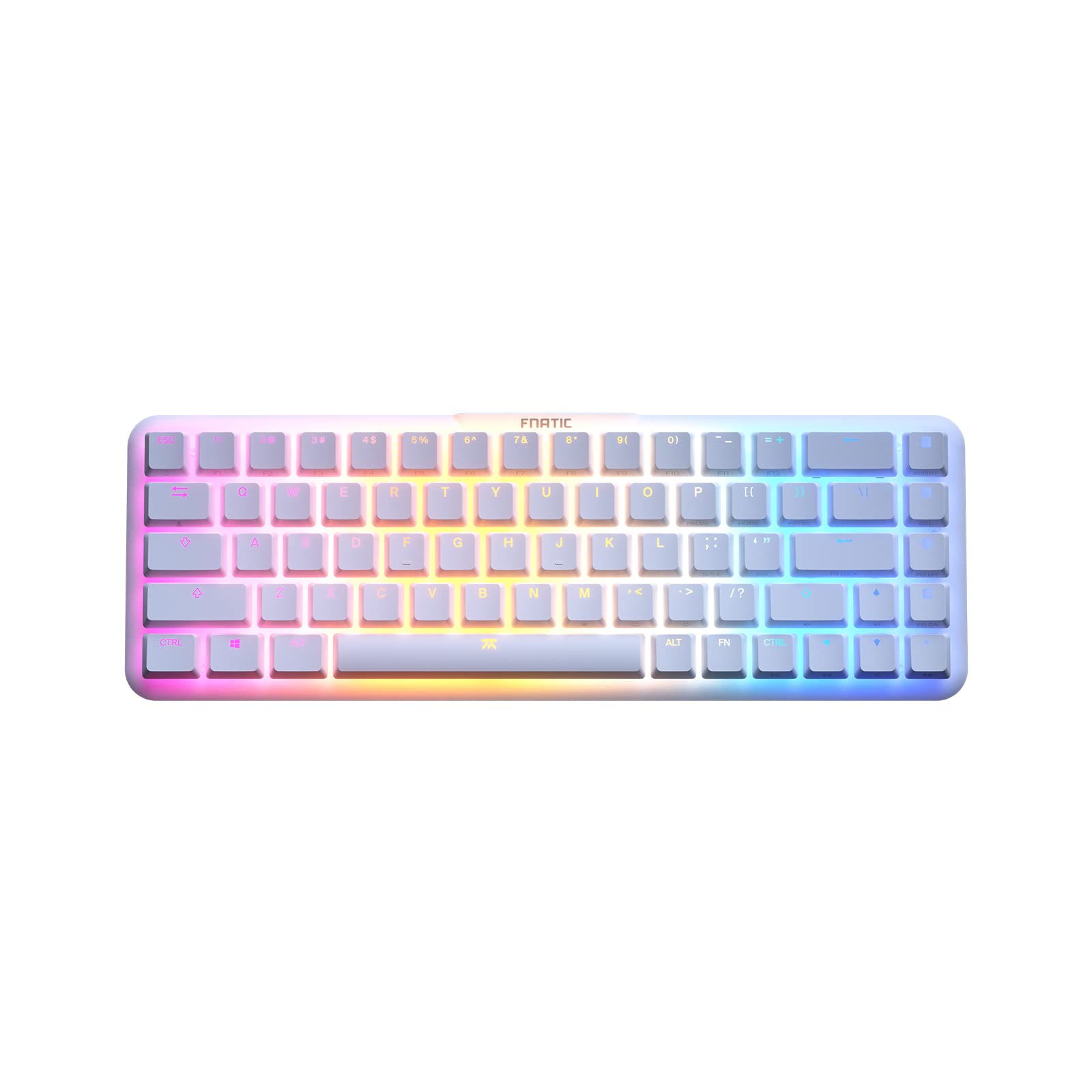کیبورد بازی مکانیکی RGB کومپکت فناتیک STREAK65 LP با سوییچ های سرعتی
