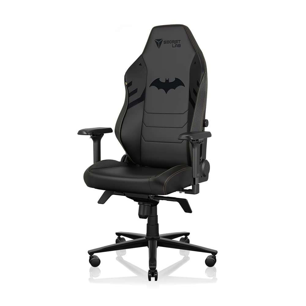 صندلی بازی Secretlab Titan Evo Dark Knight - با زیرپا پشتیبانی‌ای - صندلی کامپیوتری ارگونومیک و راحت با نیم‌٤- علایق- مغناطیسی- سرخوراک و حمایت فلزی چهار طرفه - ایکس-ال- سیاه - چرم مصنوعی ایکس-بزرگ