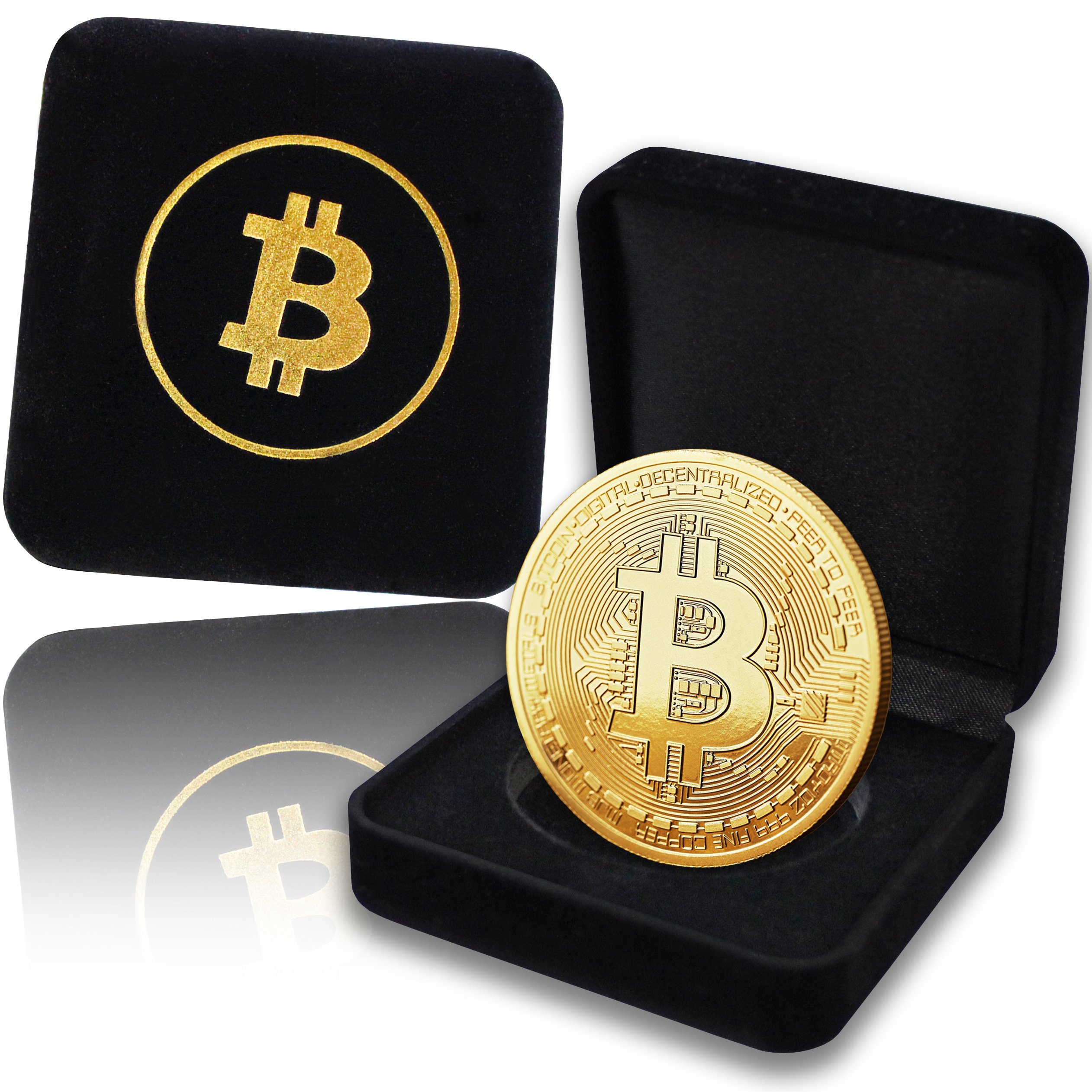 مدال بیت‌کوین فیزیکی اینوگجتس اتریوم 2022 با طلا واقعی 24 عیار با استرالیا