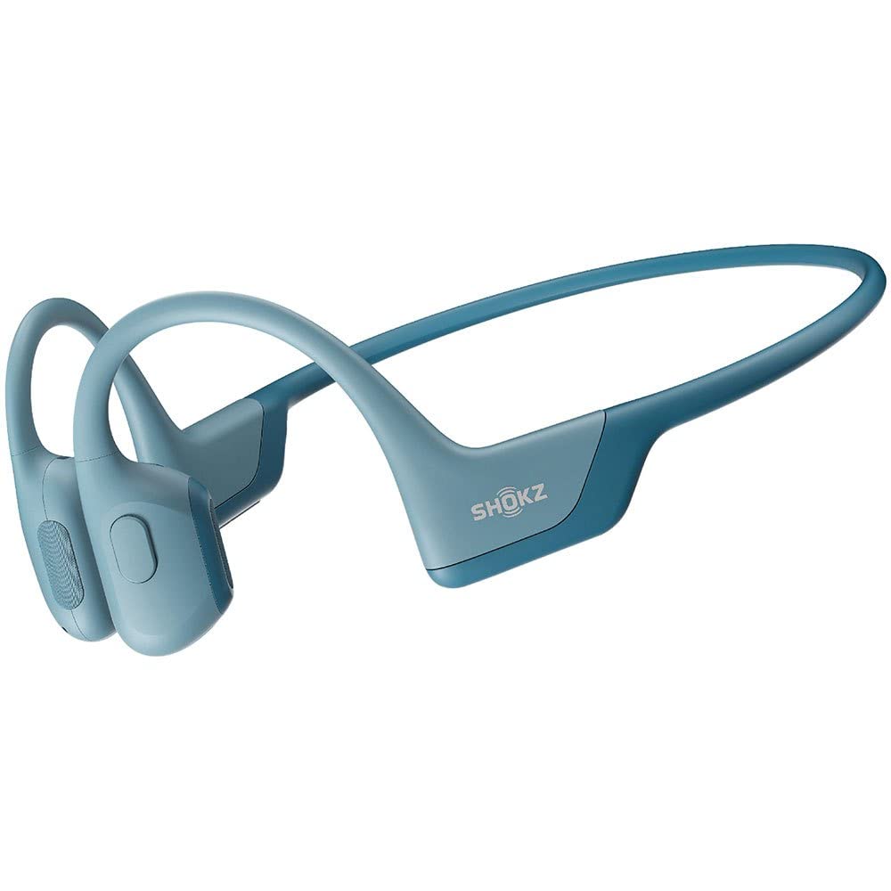 هدفون ورزشی حرفه‌ای Shokz Openrun Pro برای تمرین (رنگ آبی)، بی‌سیم، یک اندازه