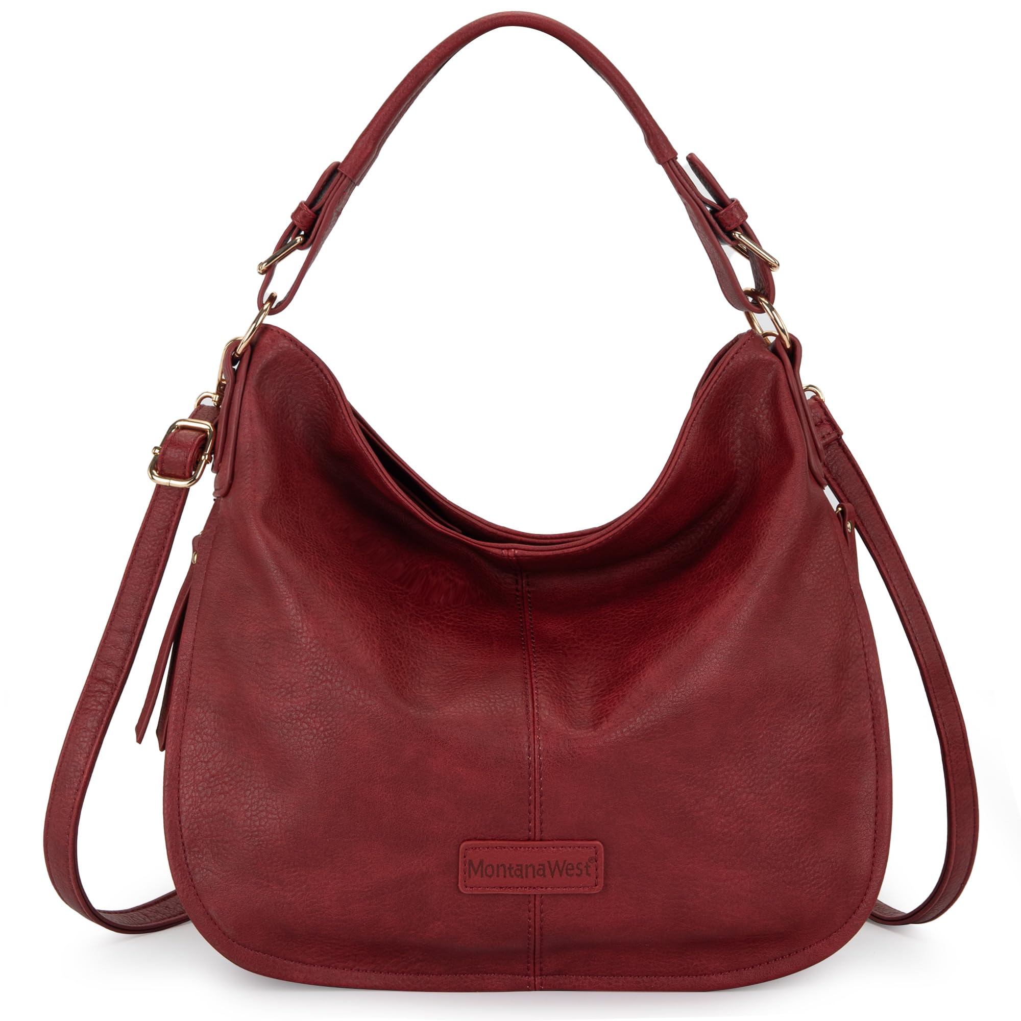 Montana West Hobo Bags for Women Shoulder Purses and Handbags Red