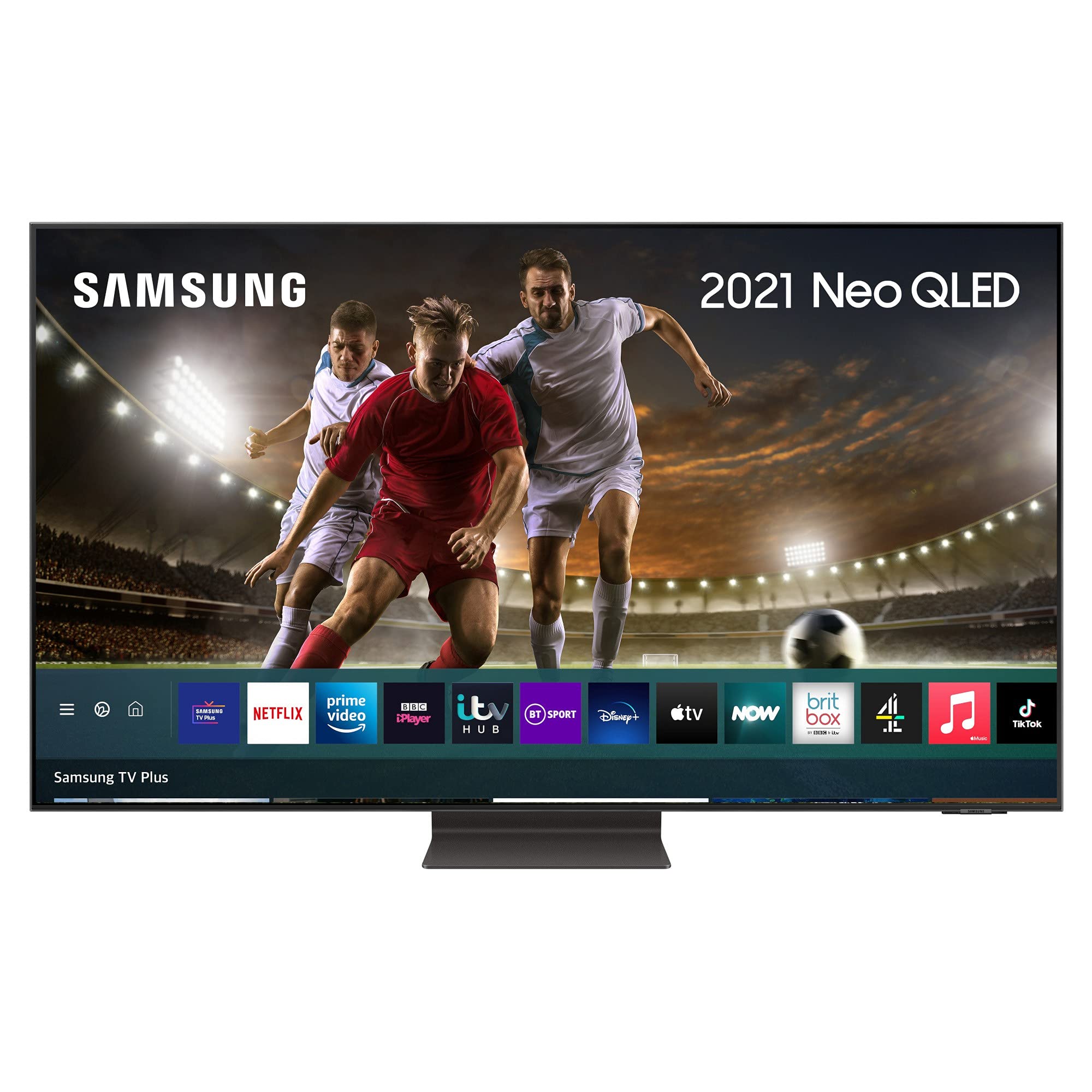 تلویزیون هوشمند 4K QN95A Neo QLED اینچ 85 سامسونگ (2021) - تلویزیون هوشمند 4K UHD با الکسا داخلی QE85QN95AATXXU (نسخه بین‌المللی) (تجدیدنظر شده)