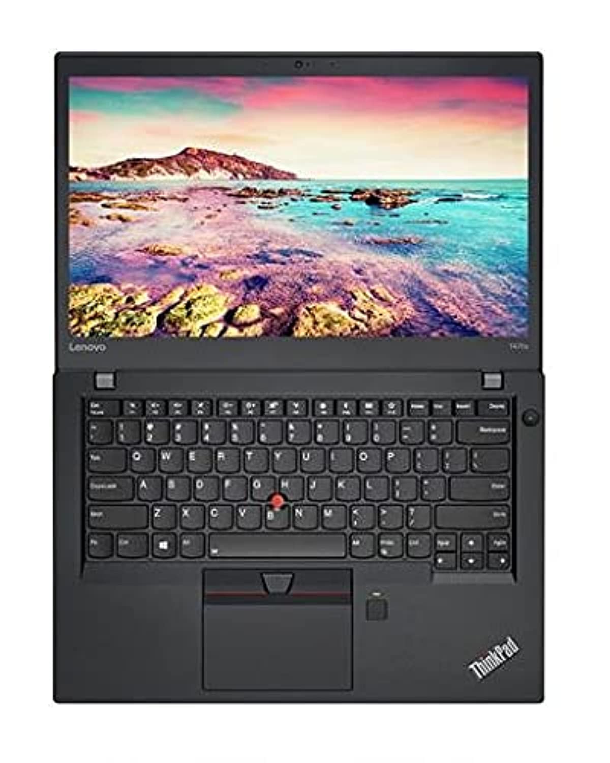 لپ تاپ تجاری Lenovo ThinkPad T470s با وضعیت تجدید سازی شده | پردازنده intel Core i5 نسل ششم | 8GB رم | 256GB حافظه جامد | صفحه نمایش 14.1 اینچی بدون قابلیت لمس | ویندوز 10 پروفشنال | رنگ مشکی تجدید سازی شده