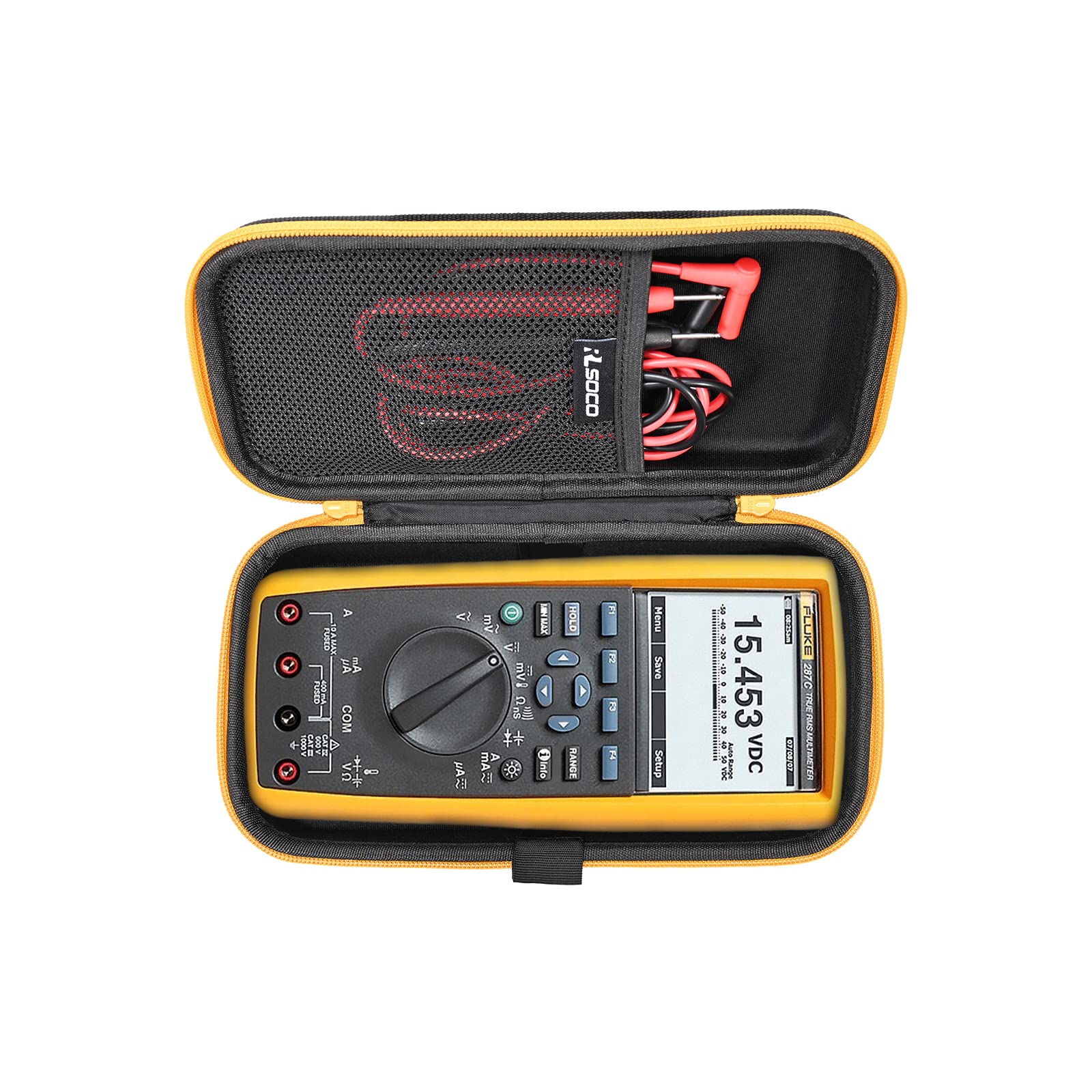 کیس سخت RLSOCO برای Fluke 289/287، سازگار با Fluke 28II True-RMS Electronics Logging Multimeter