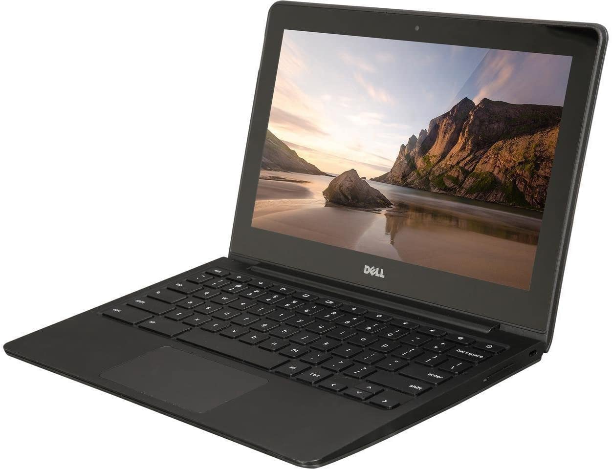 لپ تاپ Dell Chromebook 11 (بازسازی شده، پردازنده Intel Celeron سری N، حافظه RAM DDR3 2GB، هارد SATA 16GB، صفحه نمایش لمسی 11.6 اینچ، سیستم عامل Chrome) مشکی
