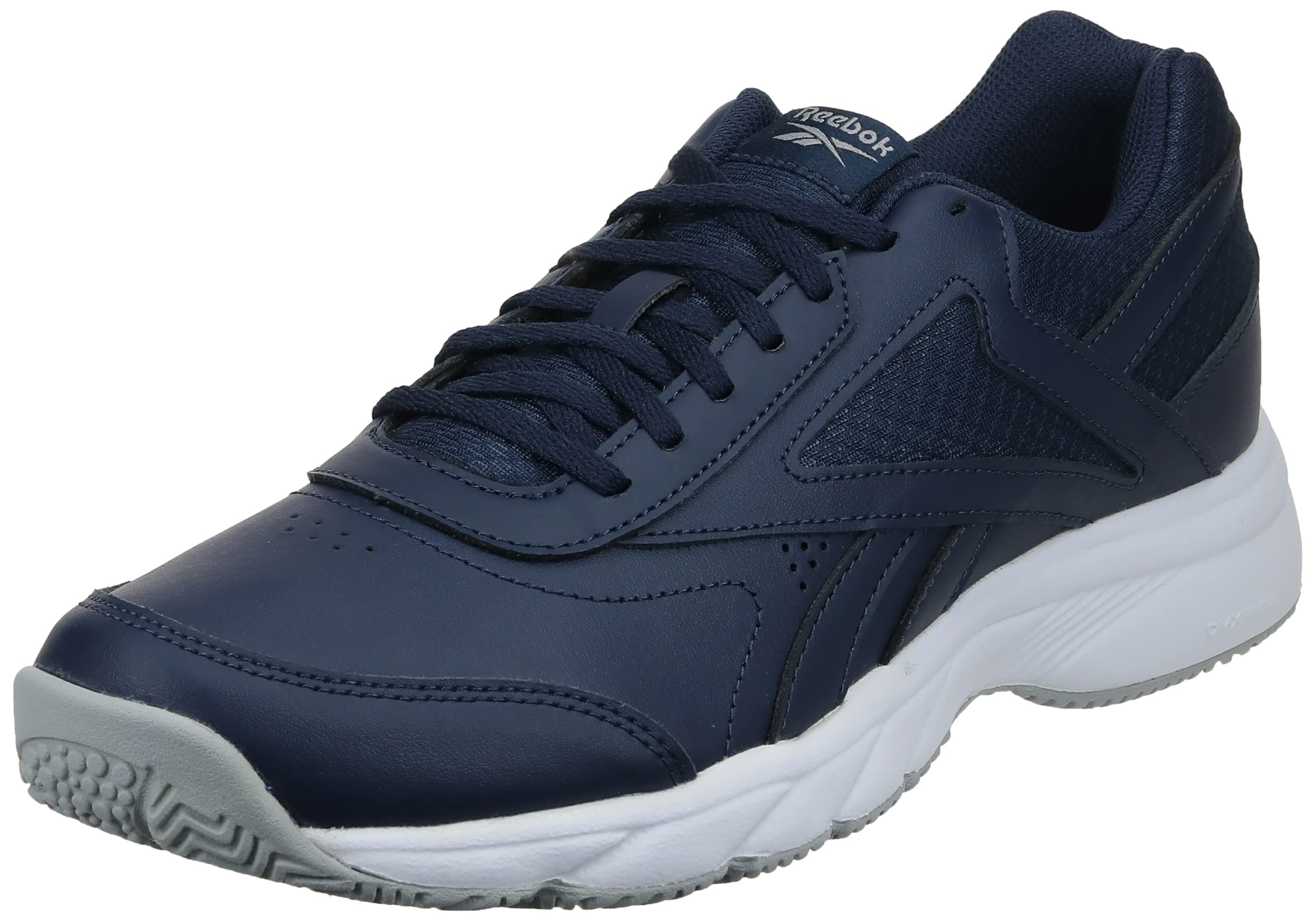 کفش مردانه Reebok WORK N CUSHION 4.0، سایز 41 یورو، رنگ VECTOR NAVY/PURE GREY 3/FTWR WHITE