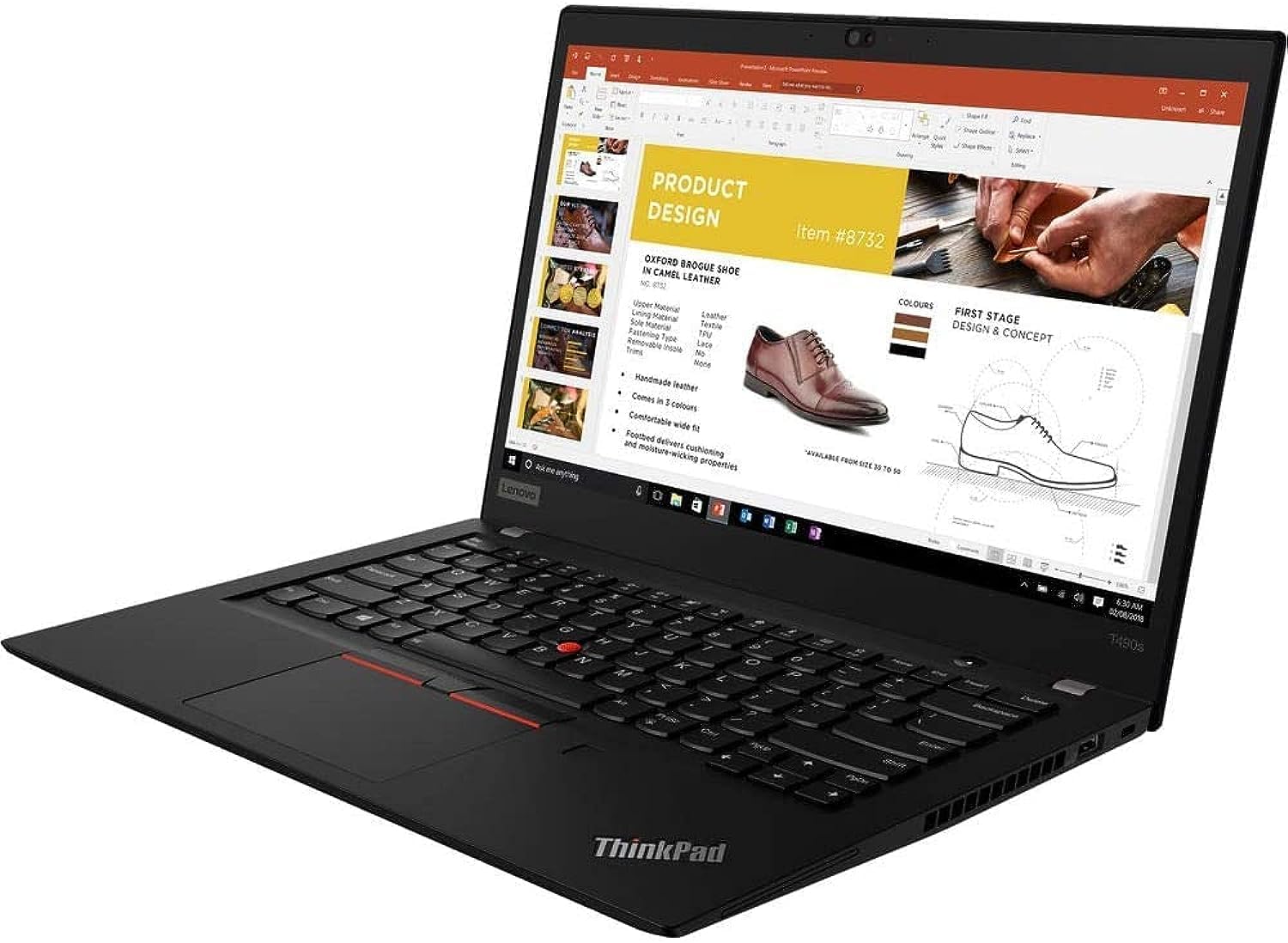 لنوو (تجدید نظر شده) تینک پد T490، پردازنده Intel Core i5 نسل 8، حافظه RAM داخلی 8 گیگابایت، هارد SSD 256 گیگابایت، نمایشگر 14.1 اینچ، لپ تاپ کسب و کار Windows 10 Pro