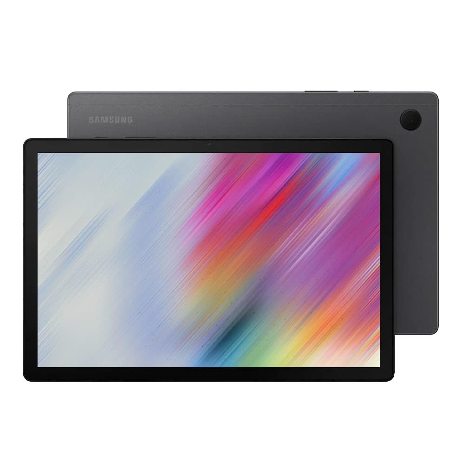 تبلت اندروید SAMSUNG Galaxy Tab A8، صفحه نمایش LCD 10.5 اینچ، ذخیره‌سازی 64GB، باتری با عمر طولانی، محتوای کودکان، Smart Switch، حافظه قابل افزایش، خاکستری ۶۴GB خاکستری تیره