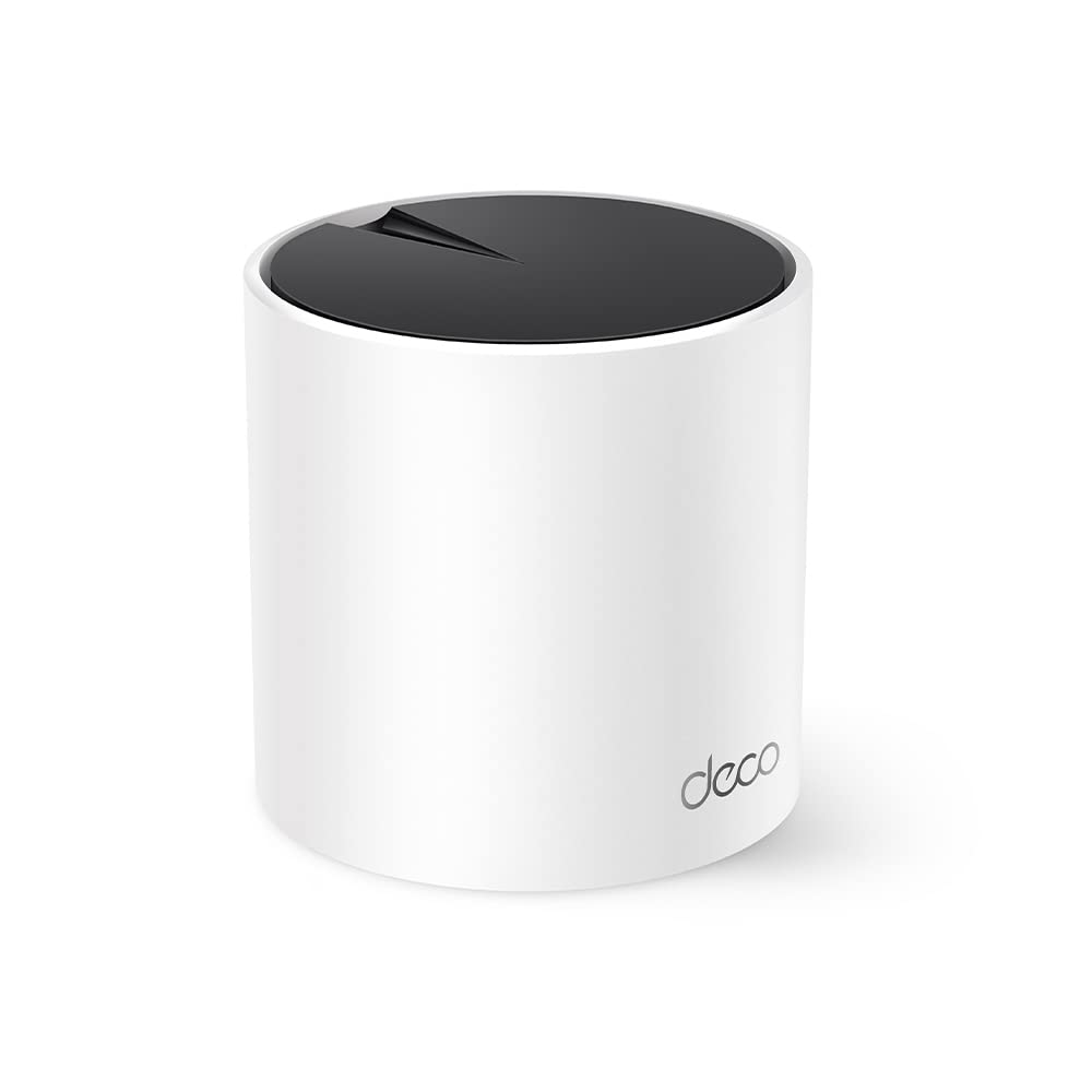 سیستم مش شبکه تمام خانه TP Link Deco X55 Wi Fi 6، AX3000 دو بانده با ویژگی هوش مصنوعی| دسترسی باند 5 گیگاهرتزی | سرعت گیگابیتی تا 3 گیگابیت بر ثانیه | پوشش تا 2500 فوت مربع | اتصال تا 150 دستگاه (1 بسته)