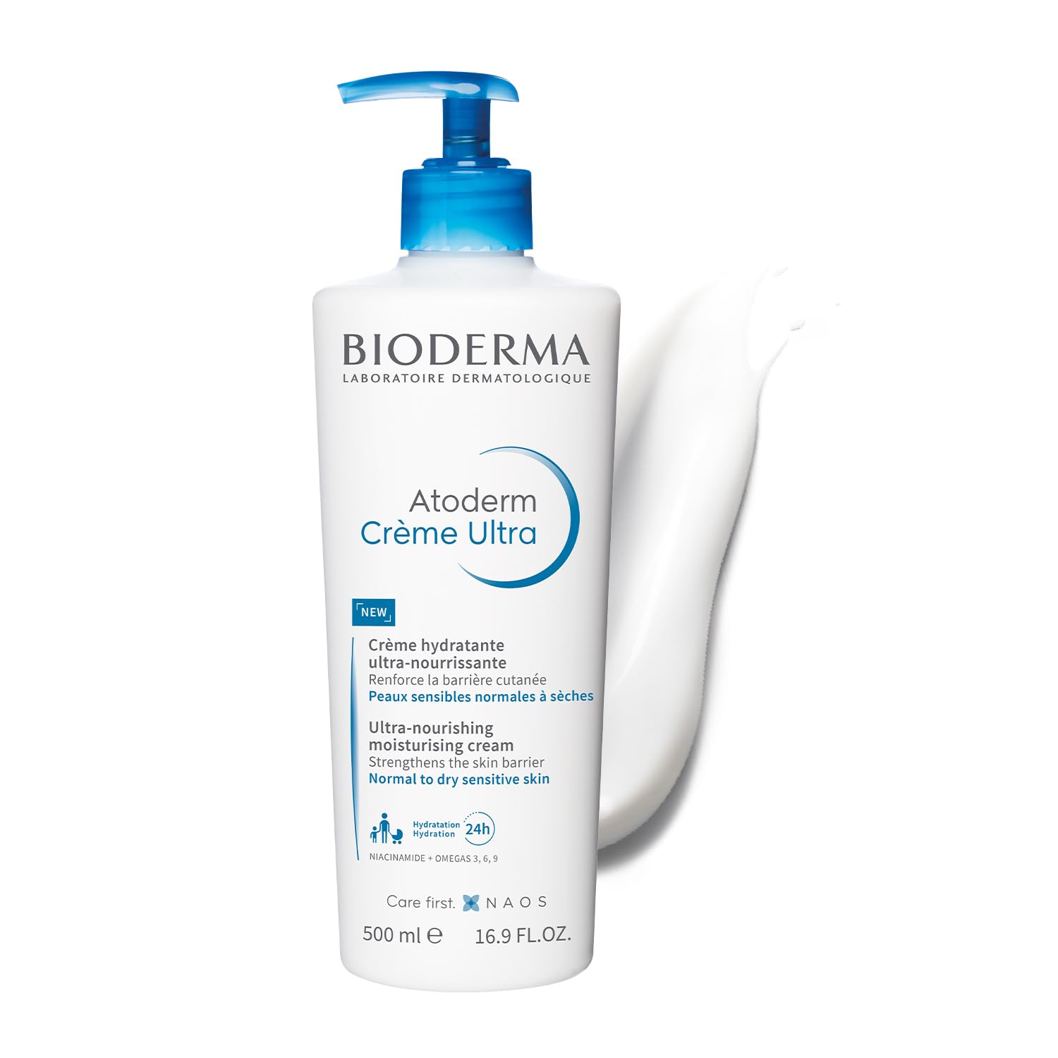 کرم Bioderma Atoderm Ultra با حجم ۵۰۰ میلی لیتر (بسته‌ی ۱ عدد)