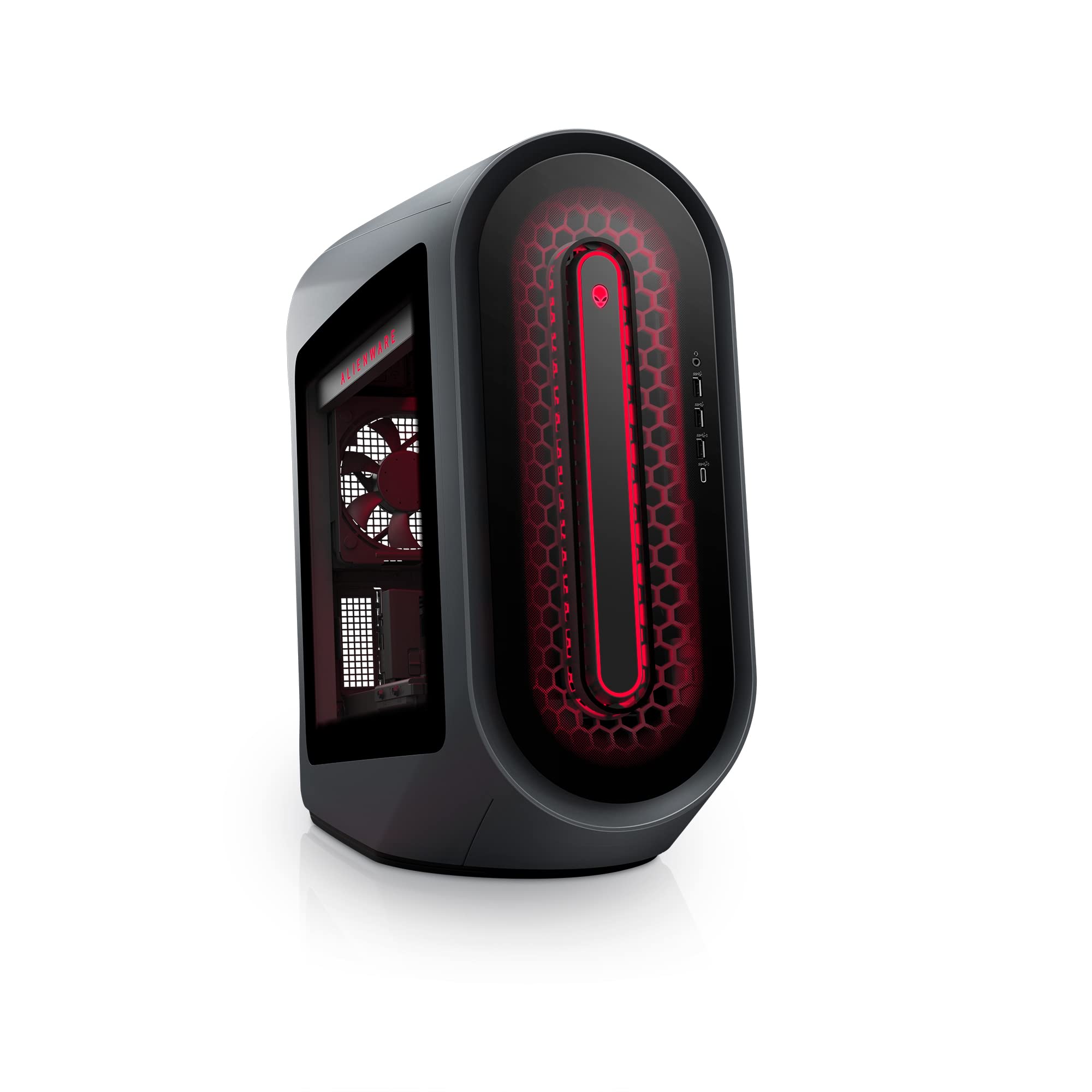 استعدادهای بازی Alienware Aurora R14 VR - AMD Ryzen 7 5800، NVIDIA GeForce RTX 3070 8GB GDDR6، 16GB 3466MHz RAM، 512GB SSD + 1TB HDD، خنک شده با هوا، Wi-Fi 6، بلوتوث، USB-C، Windows 11 Home - سیاه_AMD Ryzen 7 5800 16 GB_خانه بازی کامپیوتر