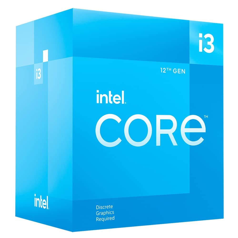 پردازنده دسکتاپ Intel® Core™ نسل 12 i3-12100F اینتل، با پشتیبانی از PCIe نسل 5.0 و 4.0، پشتیبانی از DDR5 و DDR4. گرافیک اختصاصی مورد نیاز است.