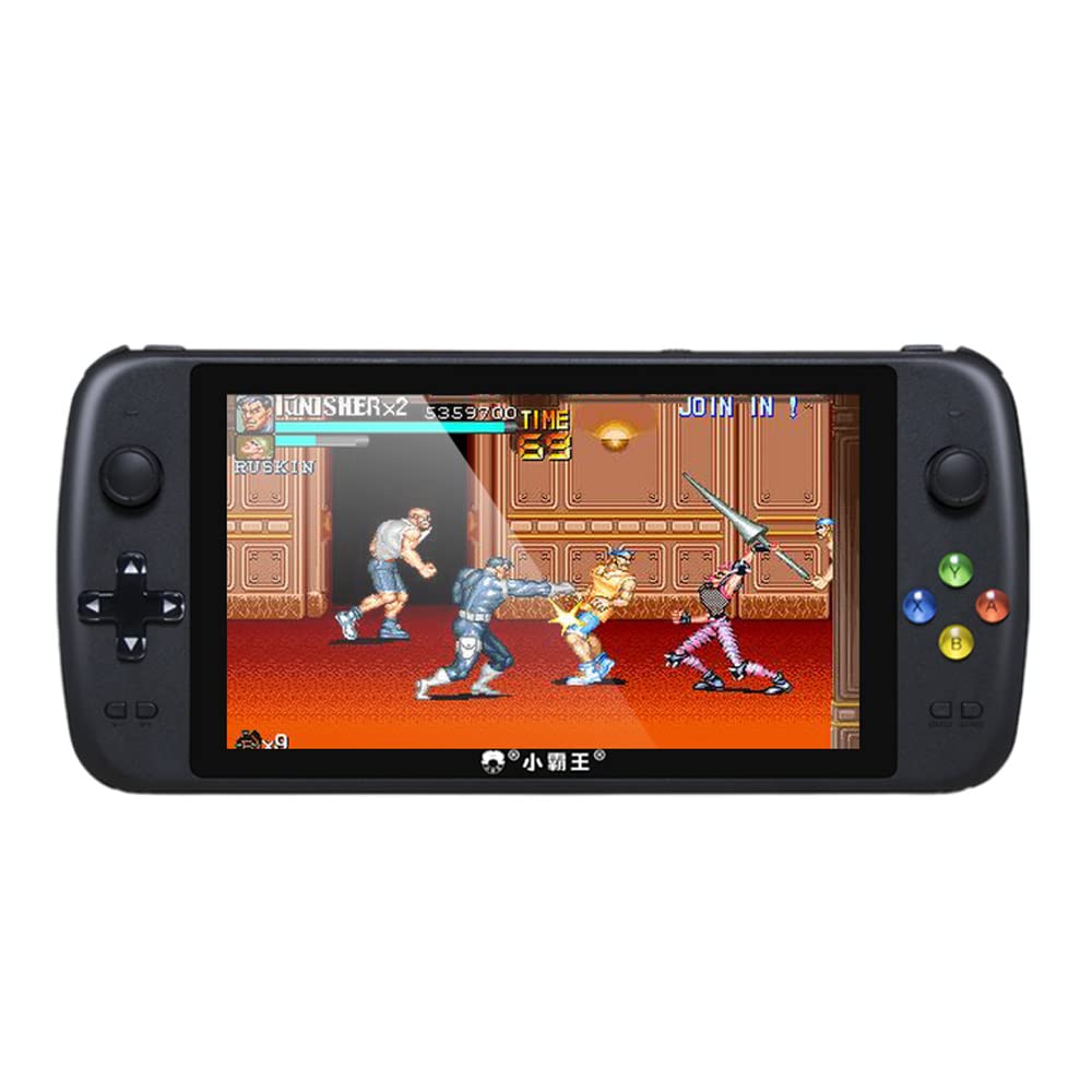 کنسول بازی PSP دستی با صفحه نمایش 7 اینچی با وضوح بالا، قدیمی و با فضای بازار غافلگیر کننده، قابل حمل داخلی، Mini Ps باز با سبک قدیمی، کلاسیک Ps1، سگا، Sfc، با دو دستگاه Steer Joystick، باتری 4000mAh