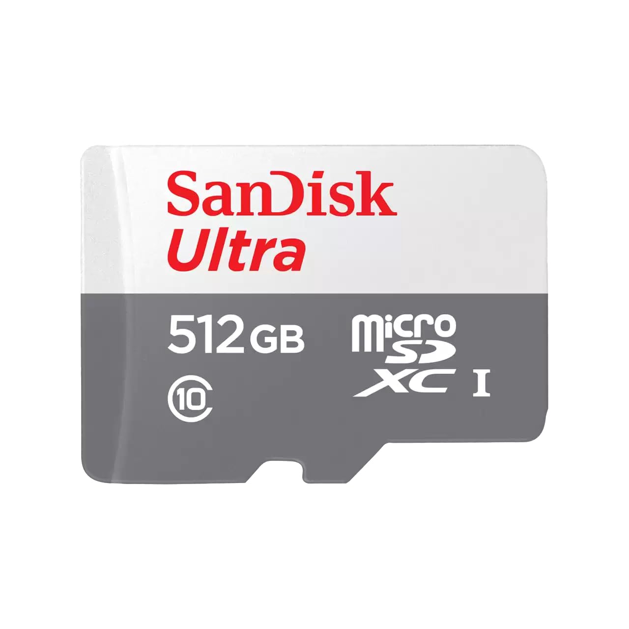 کارت حافظه Sandisk 512GB Ultra MicroSDXC UHS-1 با سرعت 100 مگابایت بر ثانیه - رنگ خاکستری - مدل SDSQUNR-512G-GN3MN