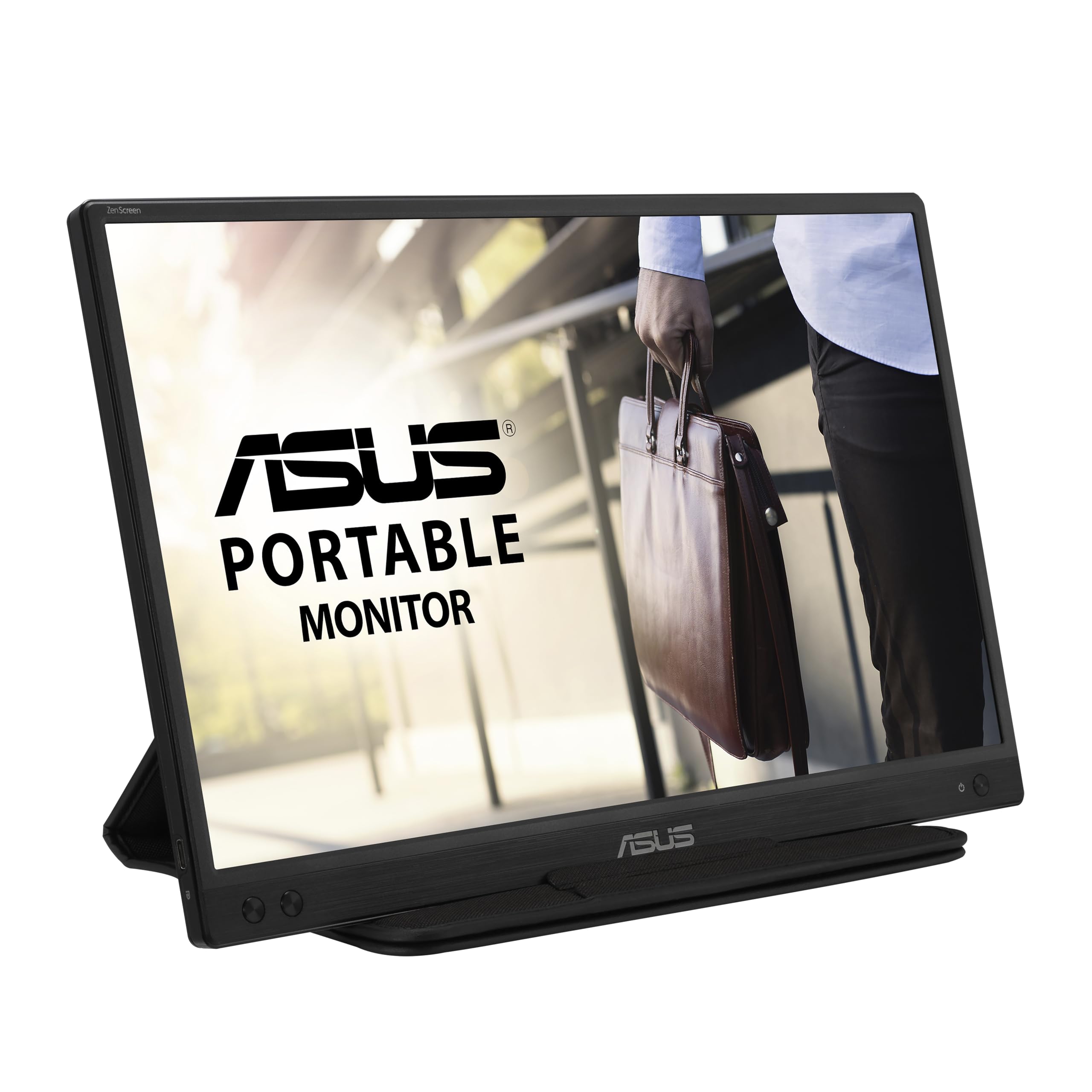 صفحه نمایش قابل حمل ASUS ZenScreen MB166C - 15.6 اینچ، Full HD، IPS 15.6 اینچ - جدید USB Type-C و A